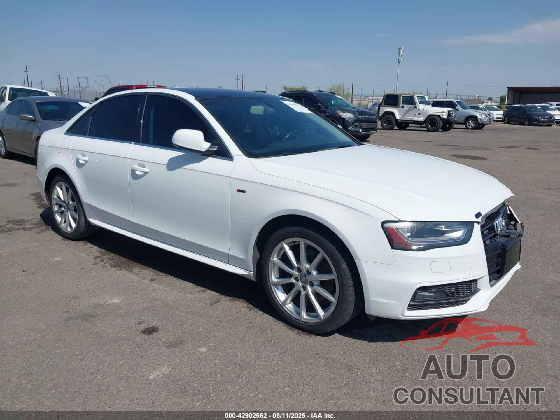 AUDI A4 2015 - WAUAFAFL1FN018672
