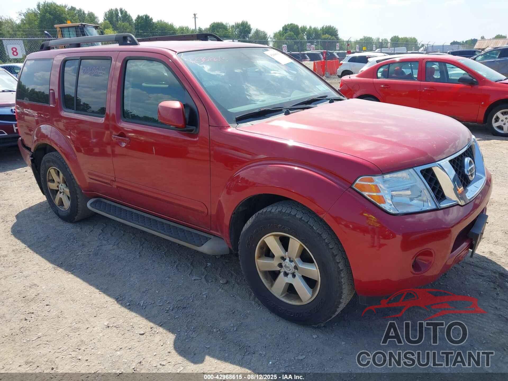 NISSAN PATHFINDER 2011 - 5N1AR1NB5BC620303