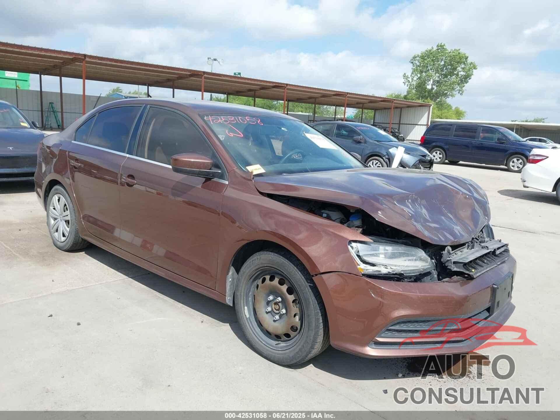 VOLKSWAGEN JETTA 2017 - 3VW2B7AJ5HM390201
