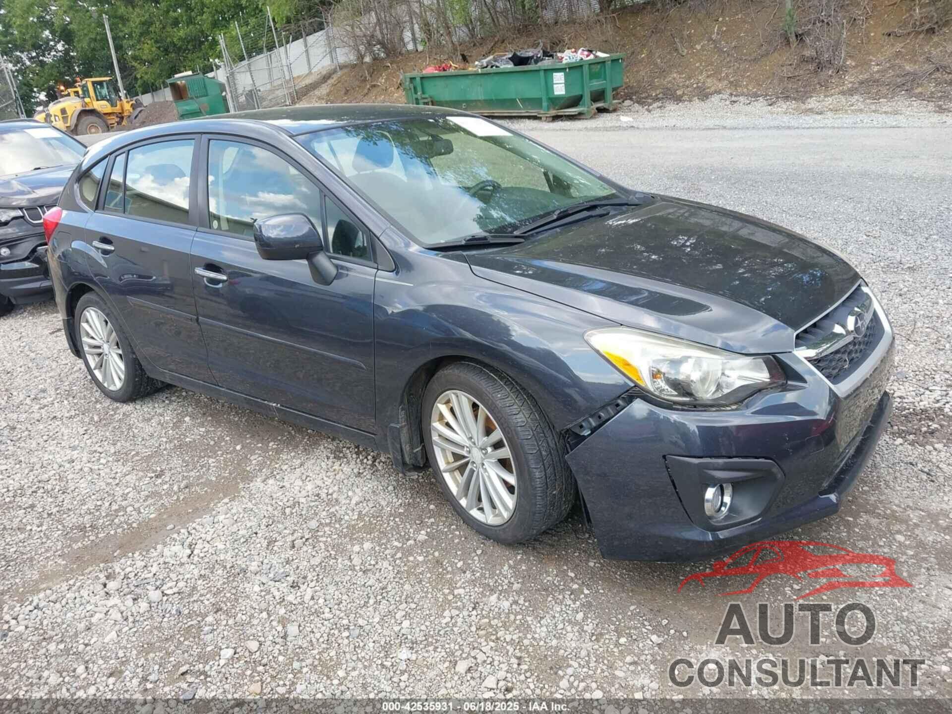 SUBARU IMPREZA 2014 - JF1GPAG61E8282982