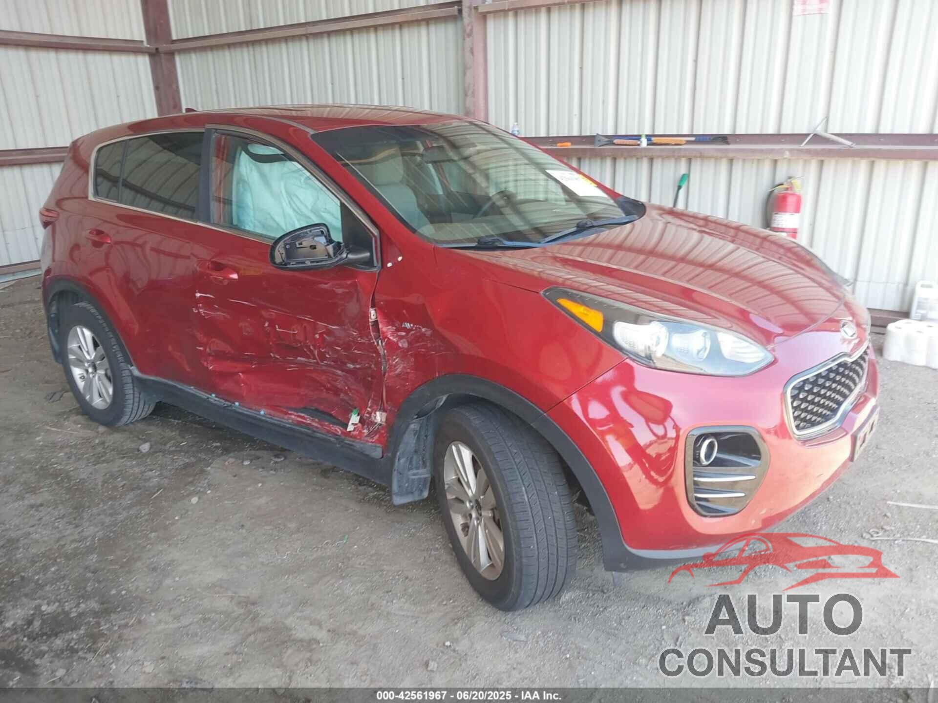 KIA SPORTAGE 2017 - KNDPMCAC5H7225286