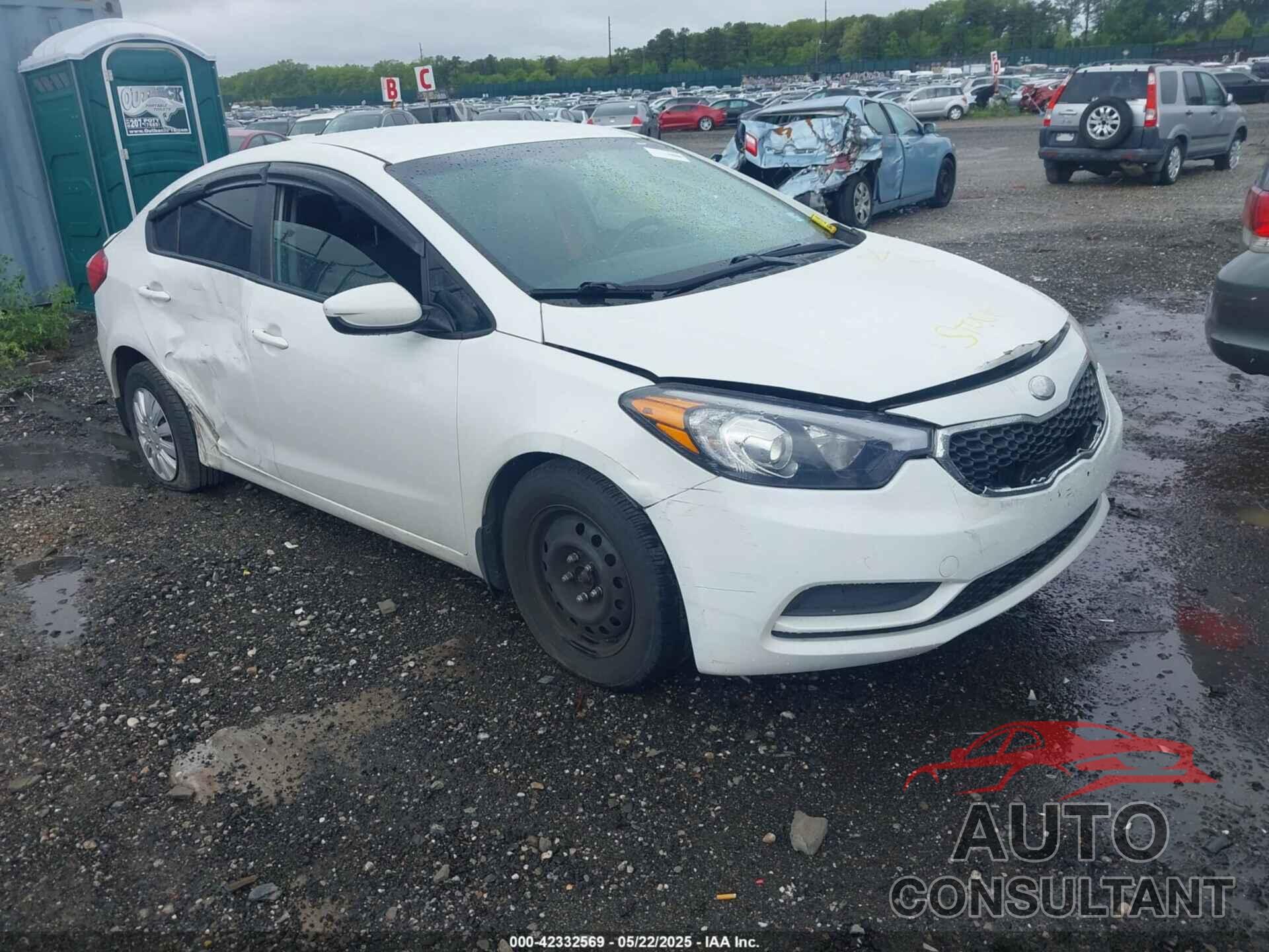 KIA FORTE 2014 - KNAFK4A61E5067695