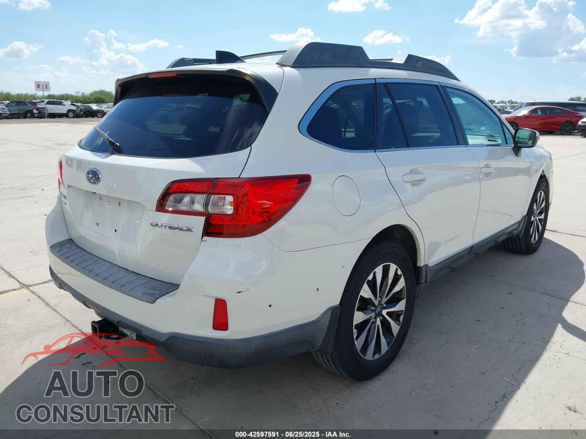 SUBARU OUTBACK 2016 - 4S4BSBLC0G3246765