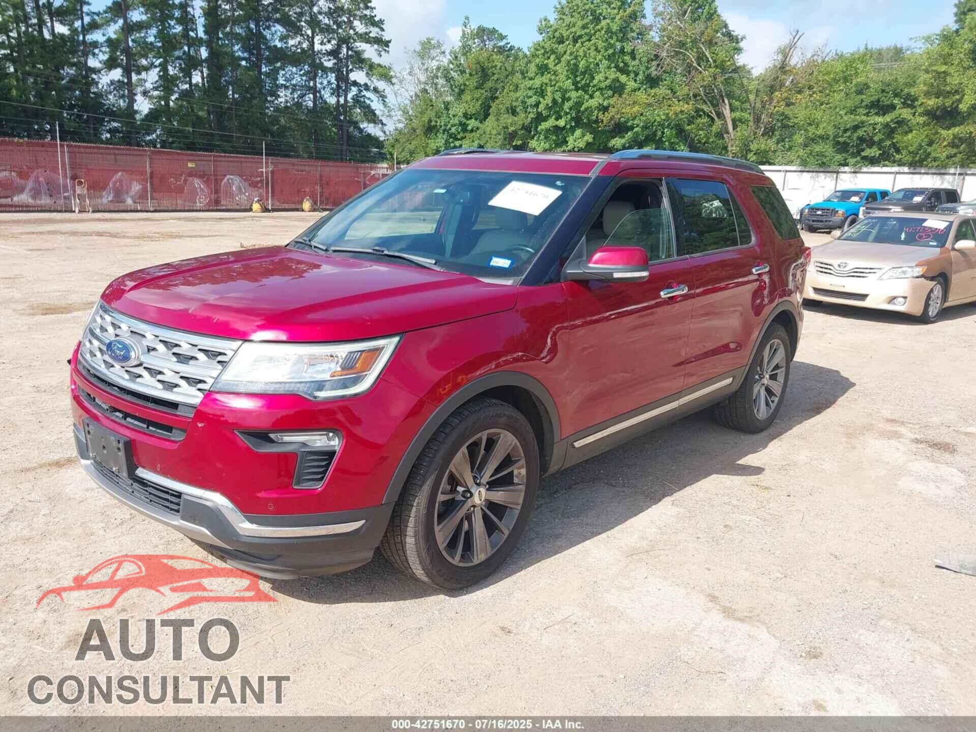 FORD EXPLORER 2018 - 1FM5K7F85JGB35226