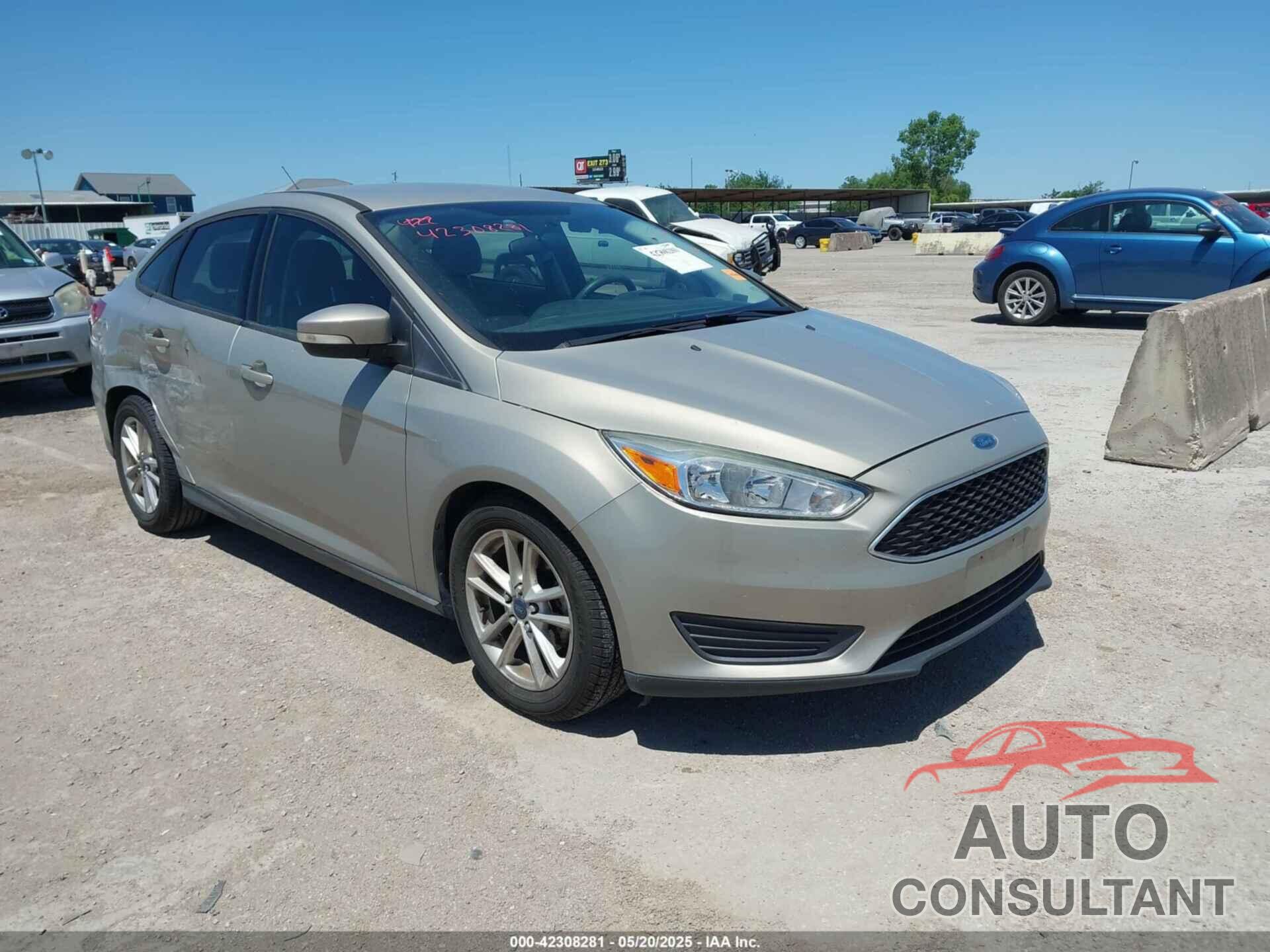 FORD FOCUS 2016 - 1FADP3F27GL399317