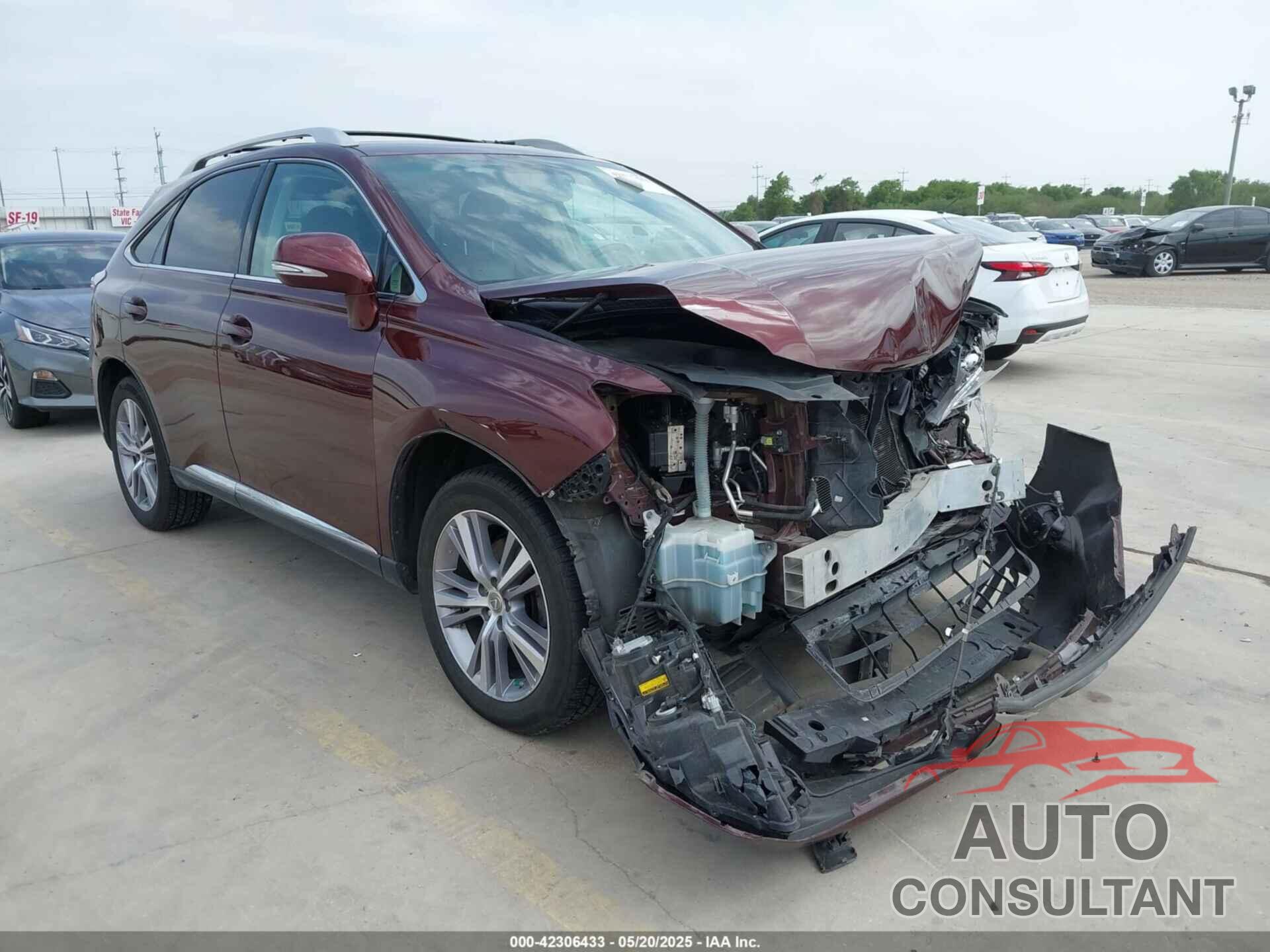 LEXUS RX 350 2015 - 2T2BK1BA1FC283145