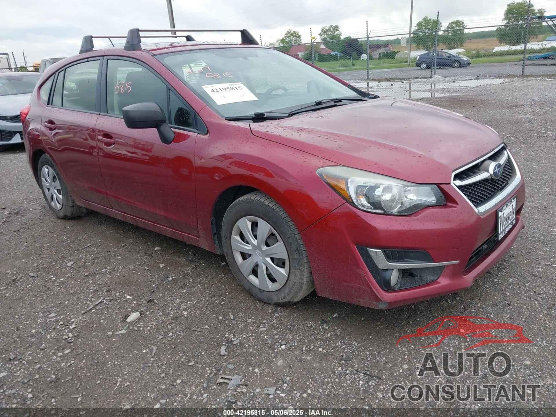 SUBARU IMPREZA 2015 - JF1GPAA67F9202332