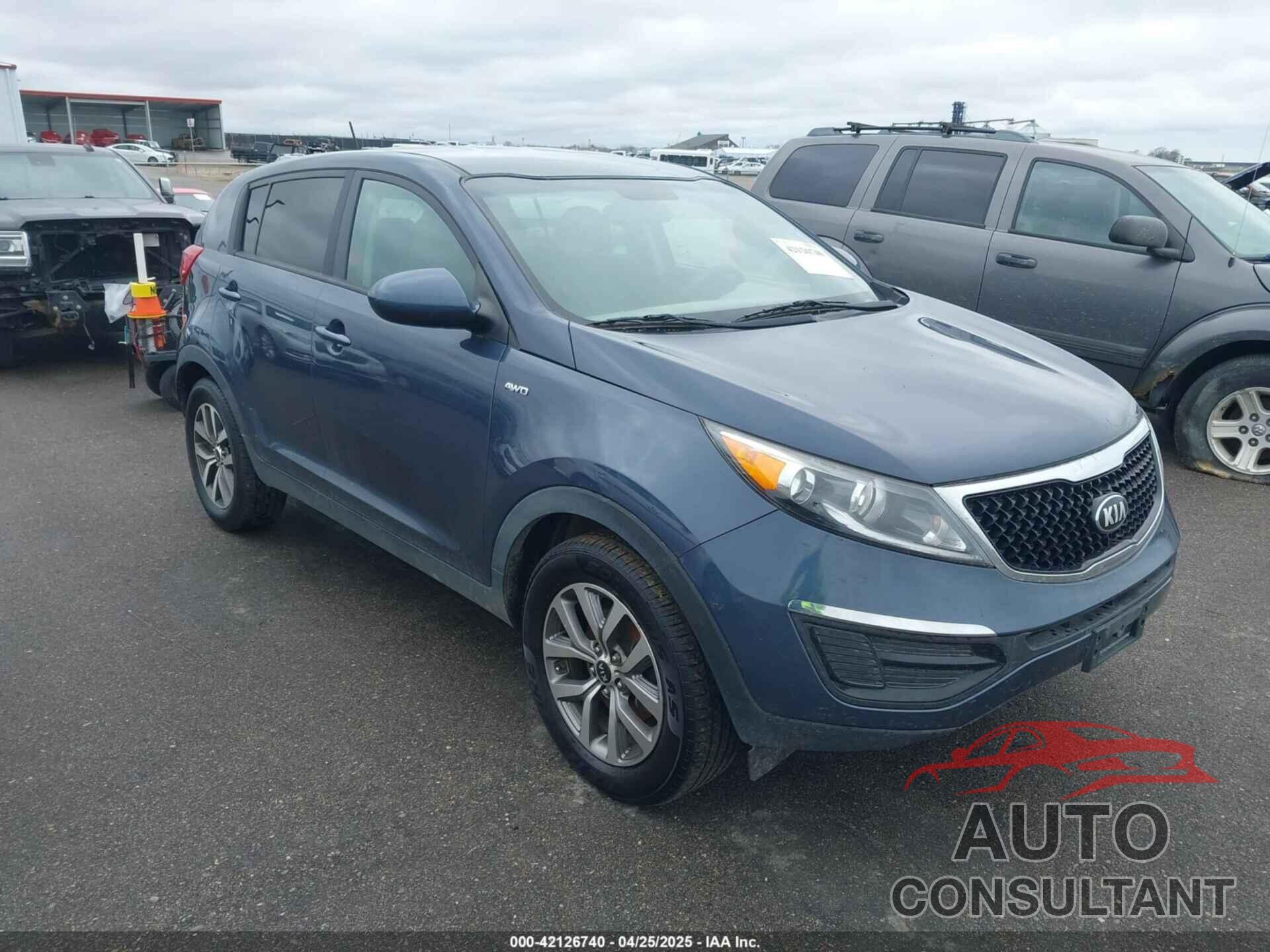 KIA SPORTAGE 2014 - KNDPBCAC4E7585800