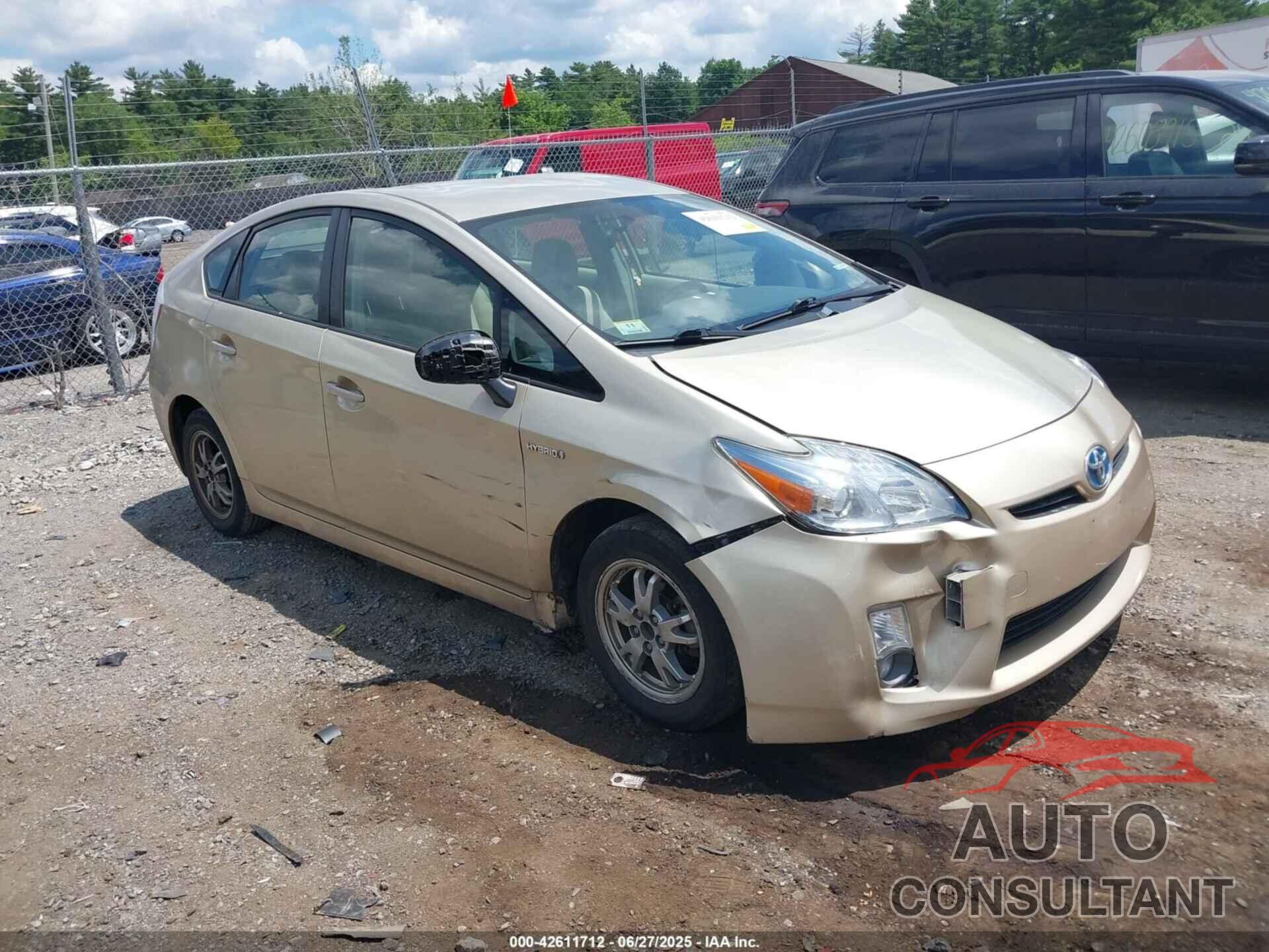 TOYOTA PRIUS 2010 - JTDKN3DU2A1029875