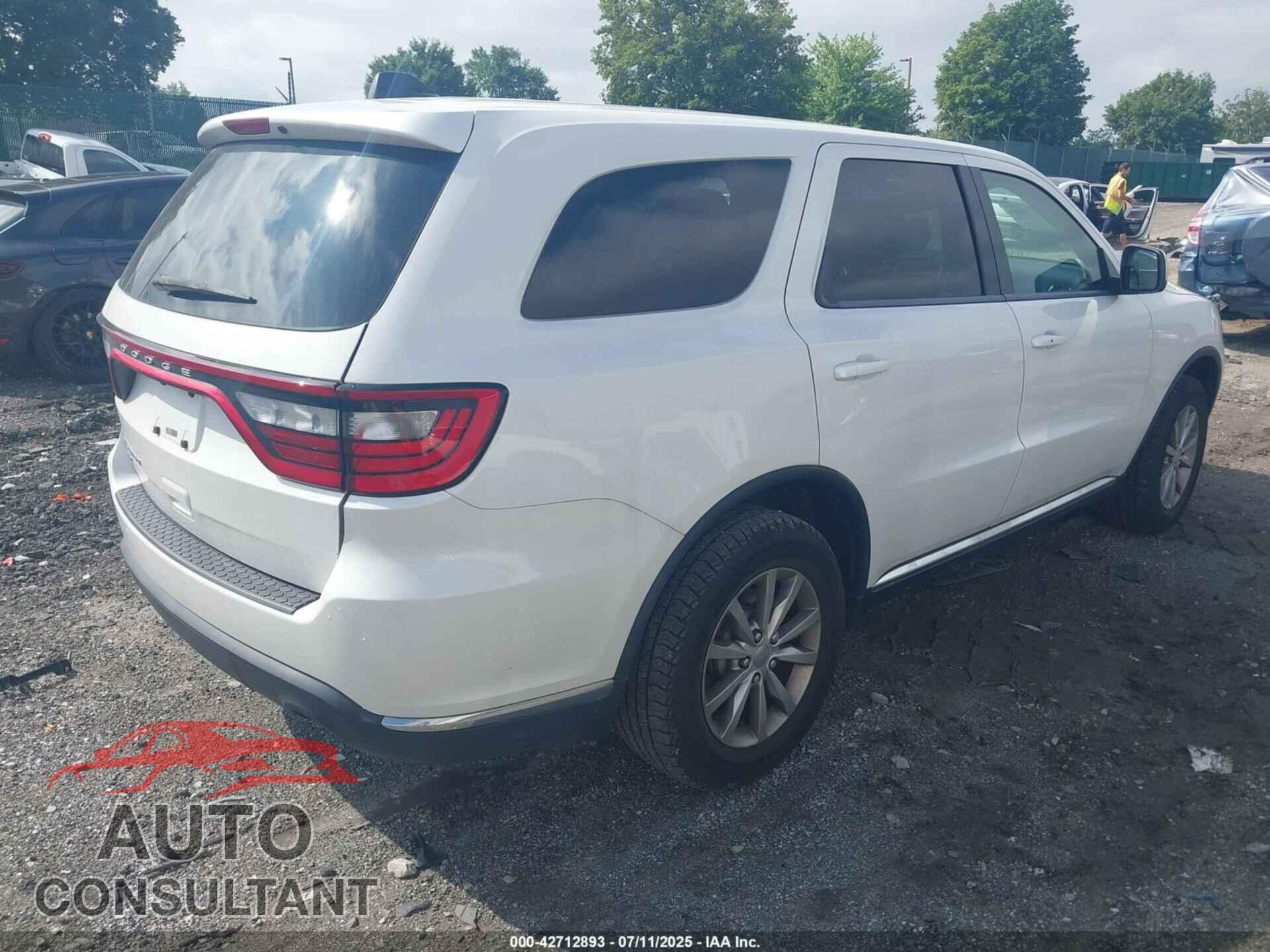 DODGE DURANGO 2017 - 1C4RDJAG6HC661040