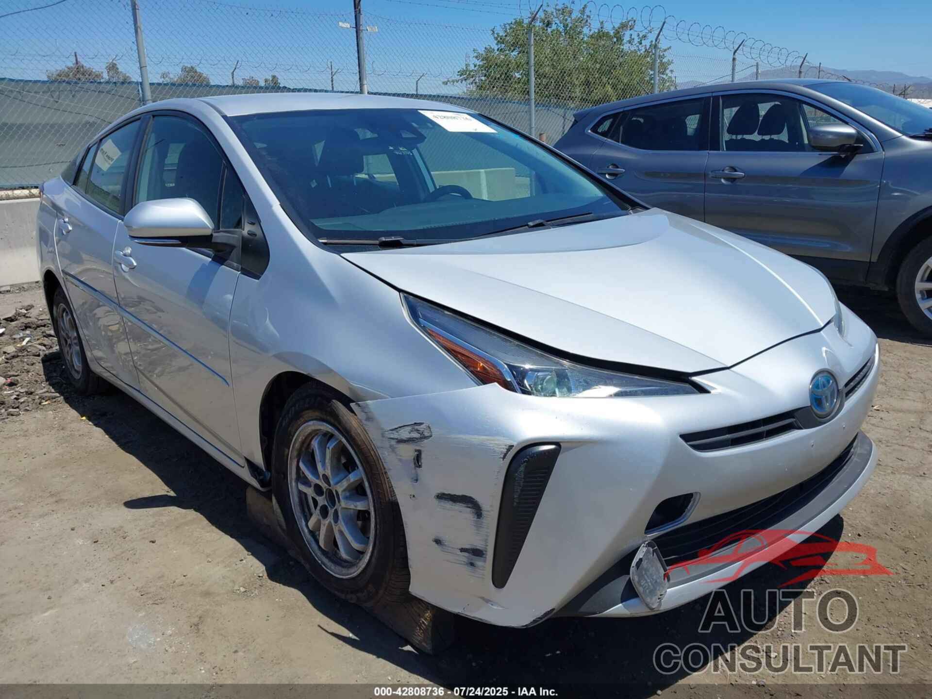 TOYOTA PRIUS 2019 - JTDKARFU7K3080306