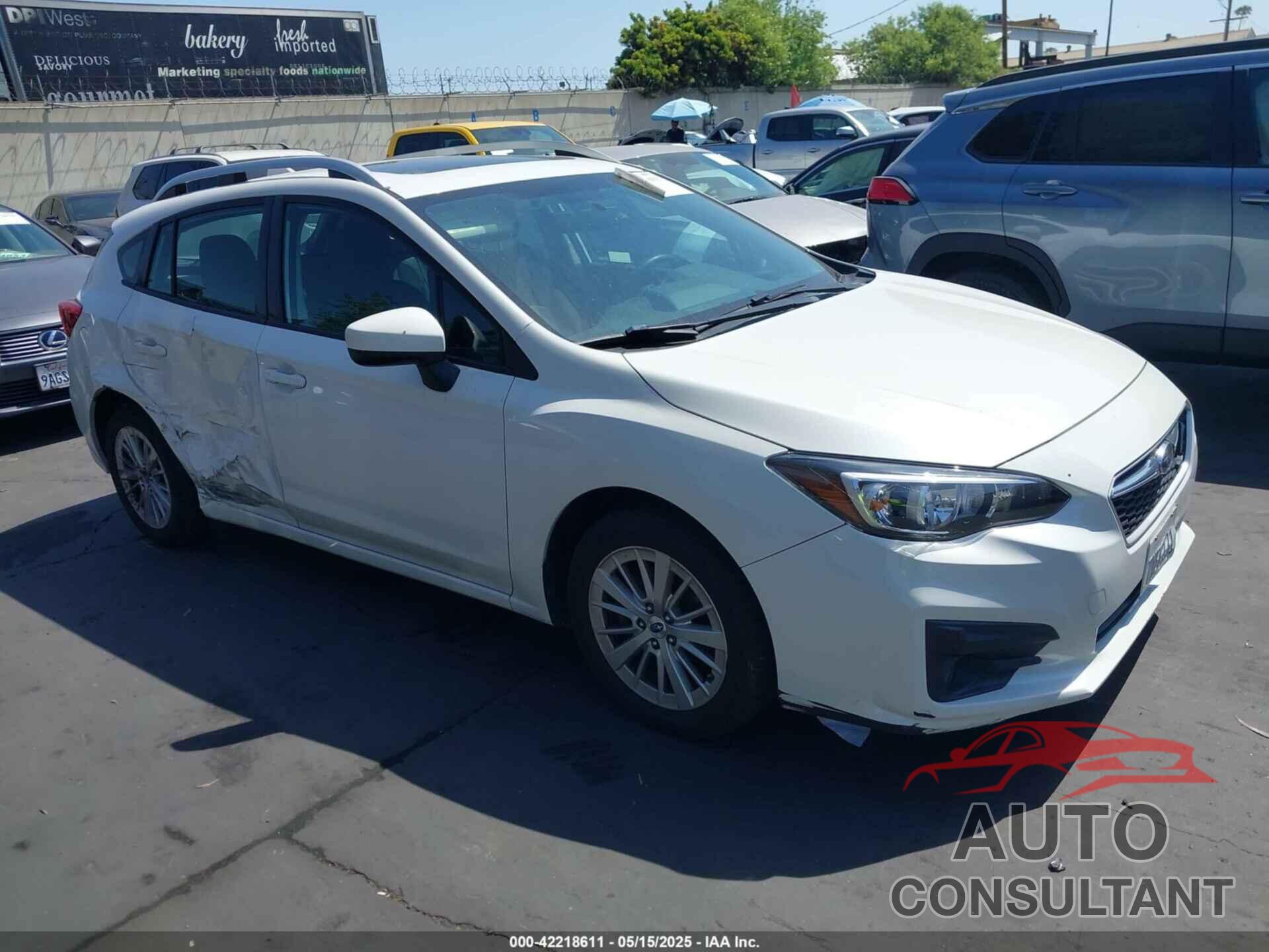 SUBARU IMPREZA 2017 - 4S3GTAD60H3715347