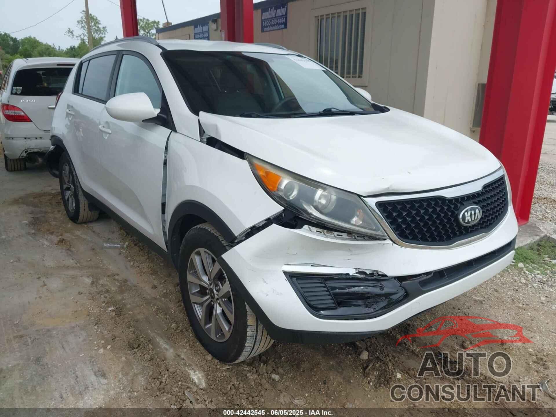 KIA SPORTAGE 2016 - KNDPB3AC4G7802085
