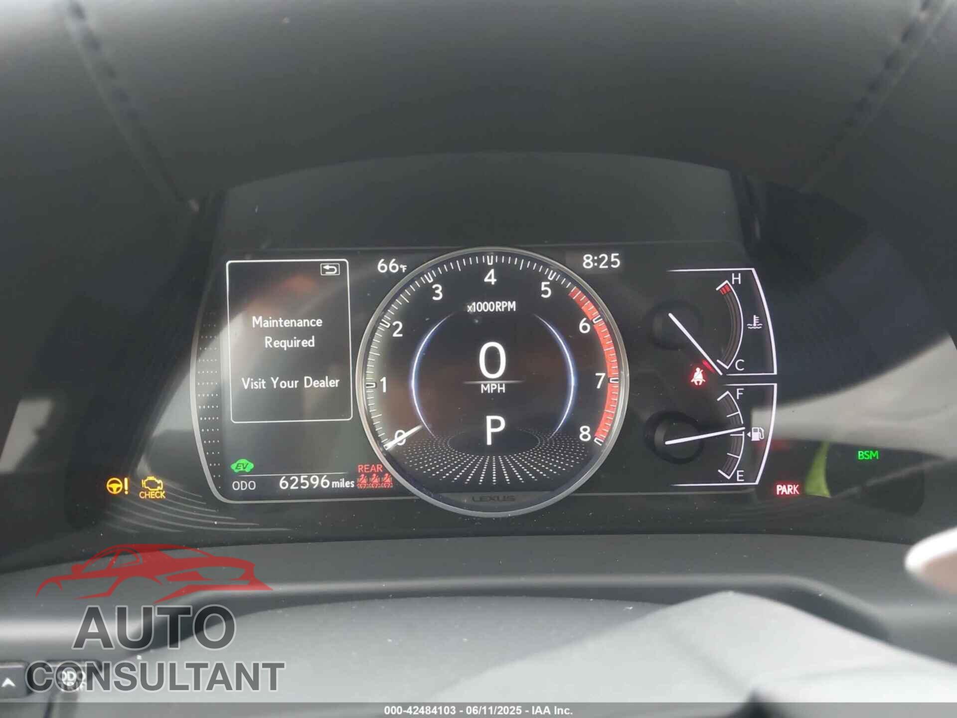 LEXUS ES 300H 2019 - JTHB21B19K2022809