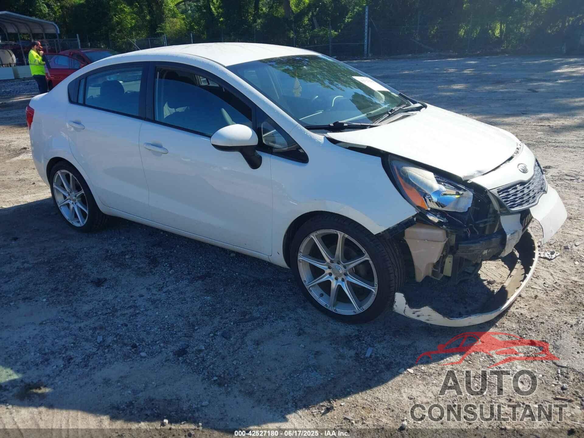 KIA RIO 2012 - KNADM4A35C6072848
