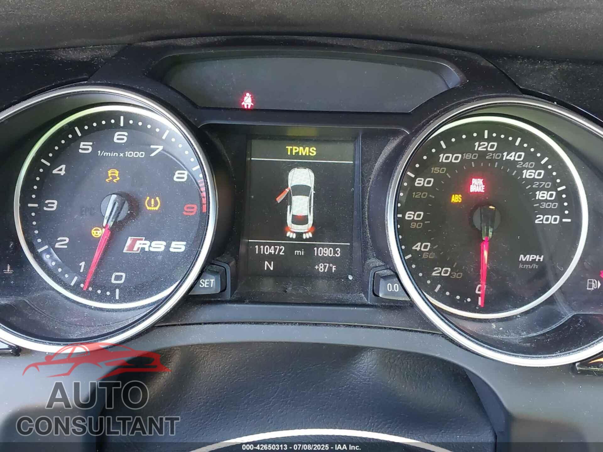 AUDI RS 5 2013 - WUAC6AFR7DA901876