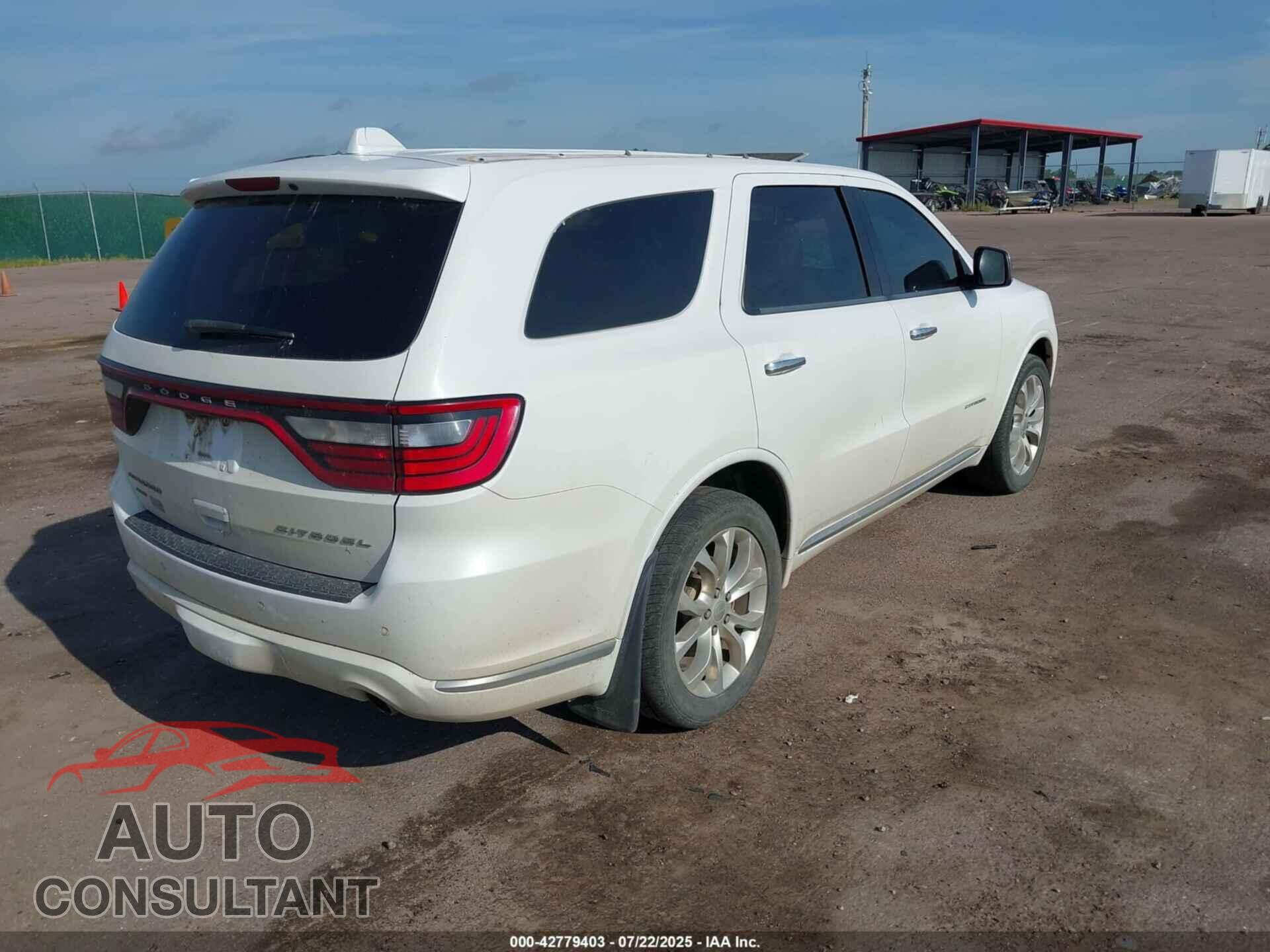 DODGE DURANGO 2017 - 1C4RDJEGXHC840031