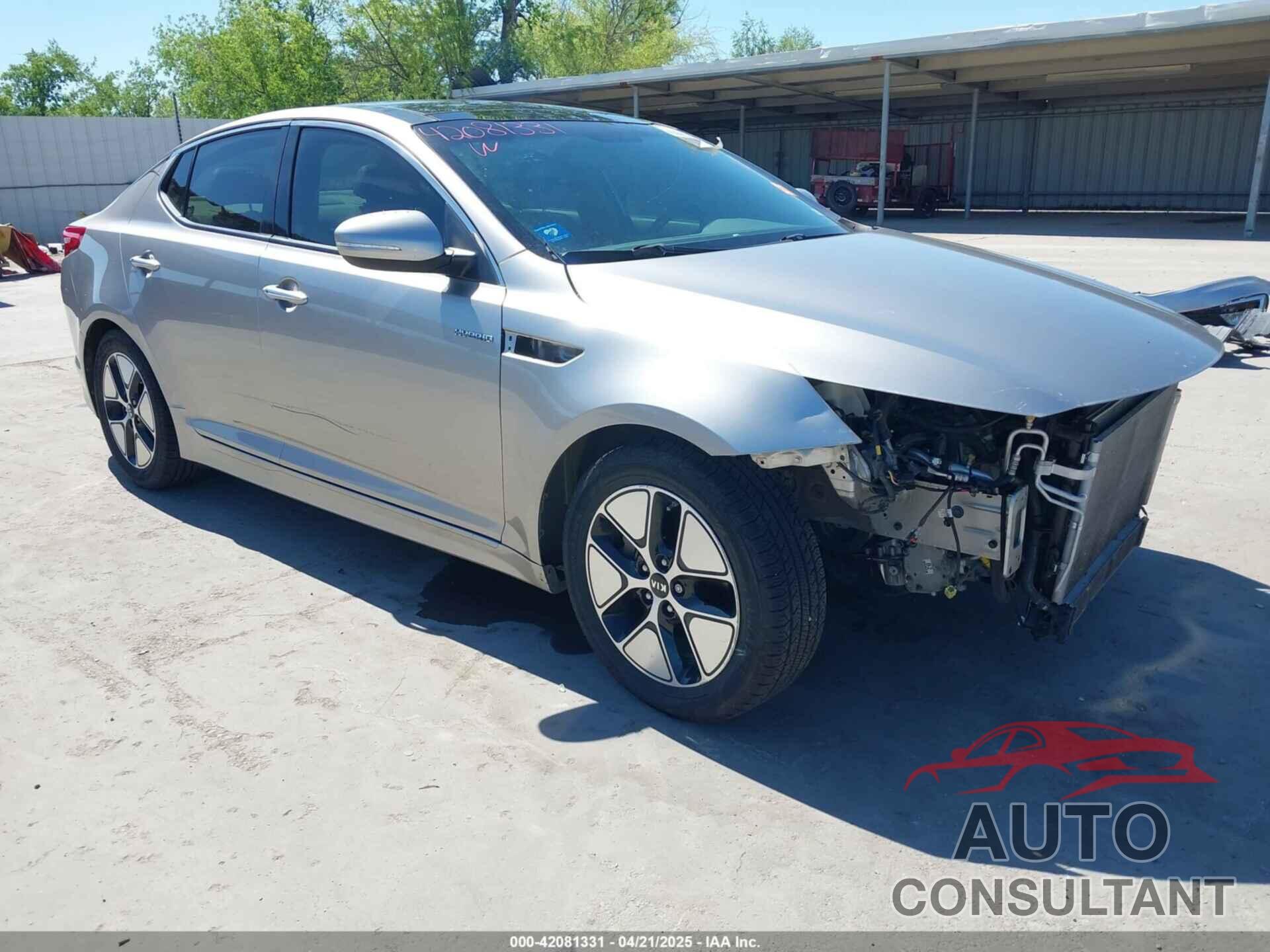 KIA OPTIMA HYBRID 2013 - KNAGM4AD8D5047164