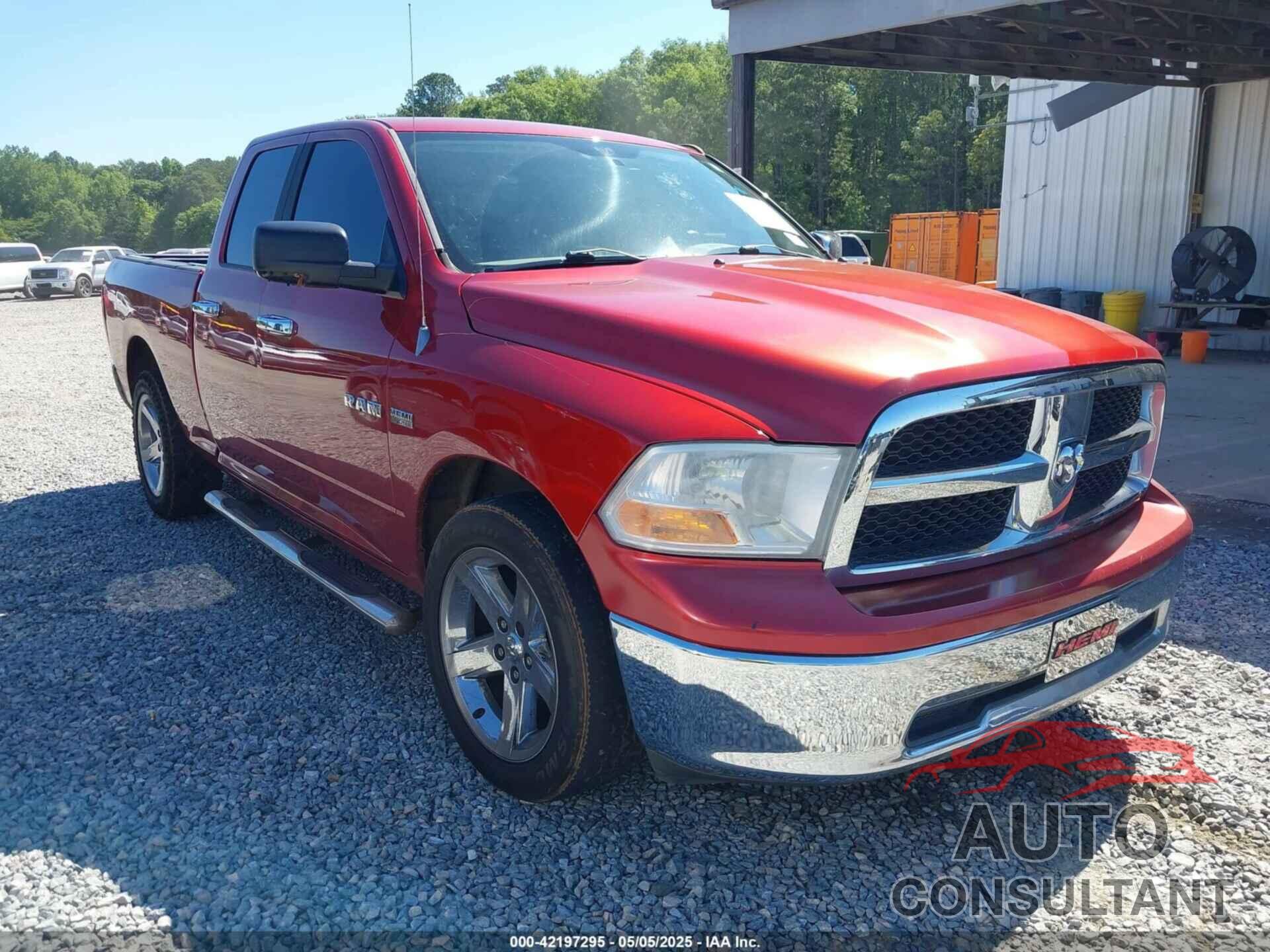 DODGE RAM 1500 2009 - 1D3HB18TX9S728371