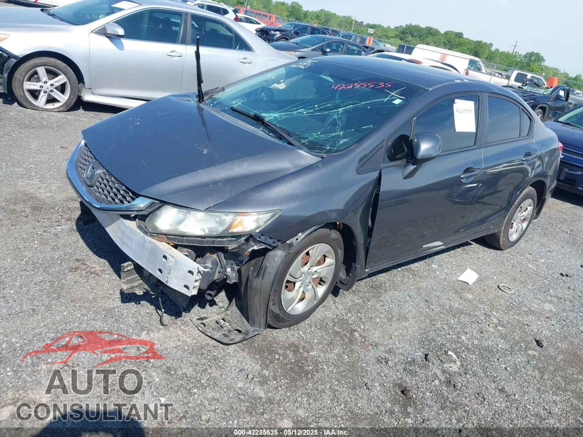 HONDA CIVIC 2013 - 19XFB2F59DE026807