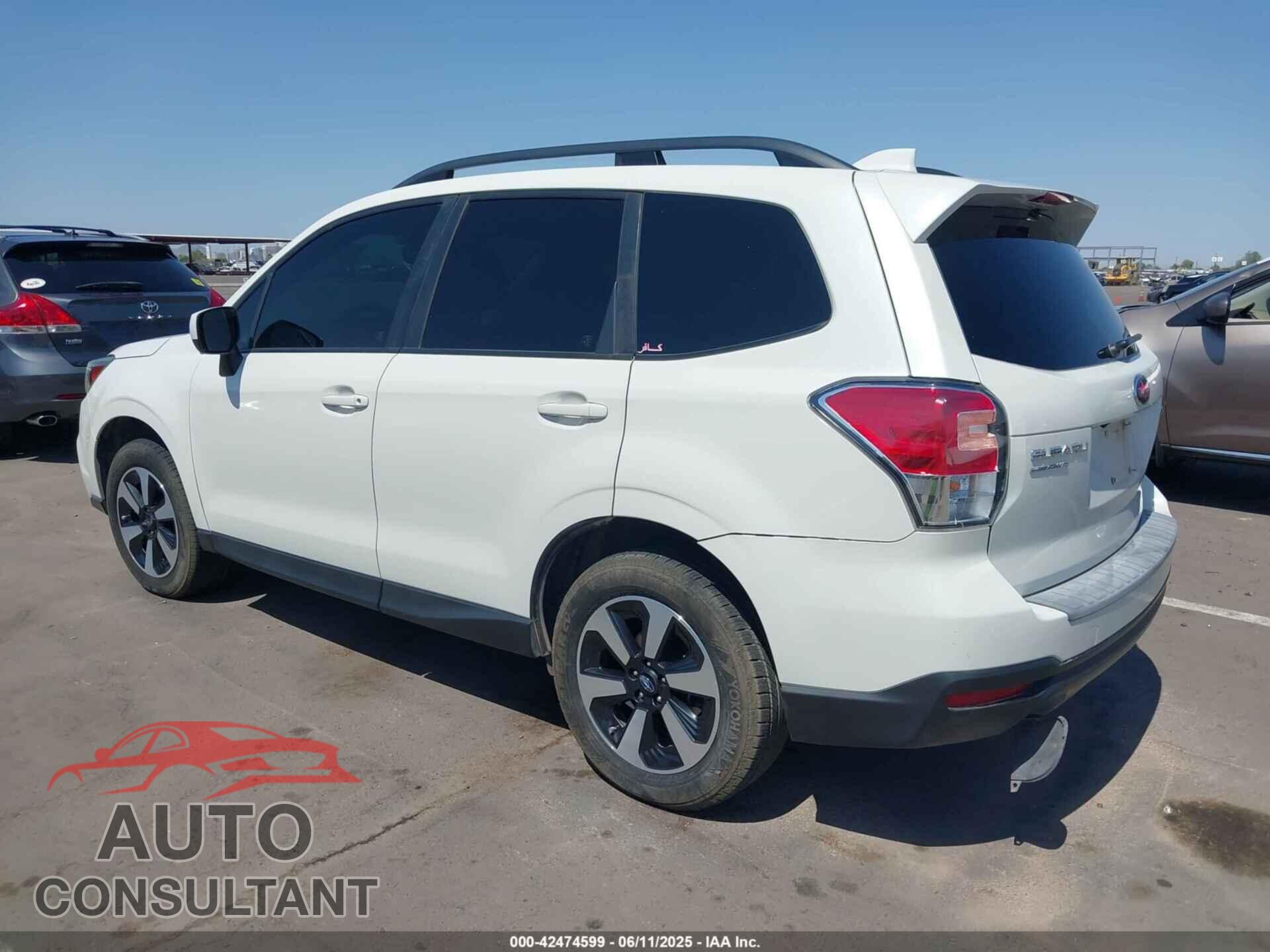 SUBARU FORESTER 2017 - JF2SJAGC6HH579019