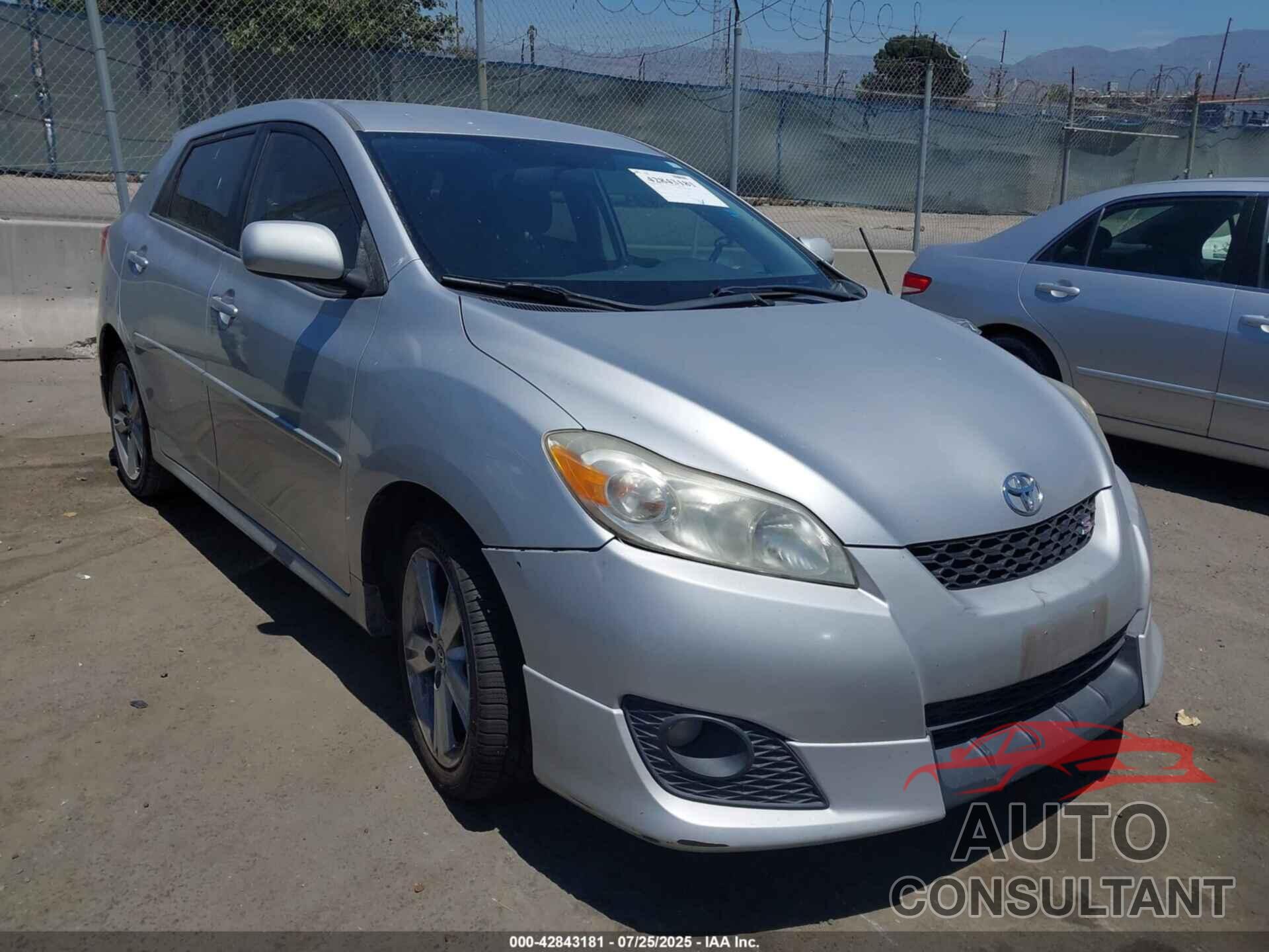 TOYOTA MATRIX 2009 - 2T1KE40E09C023052