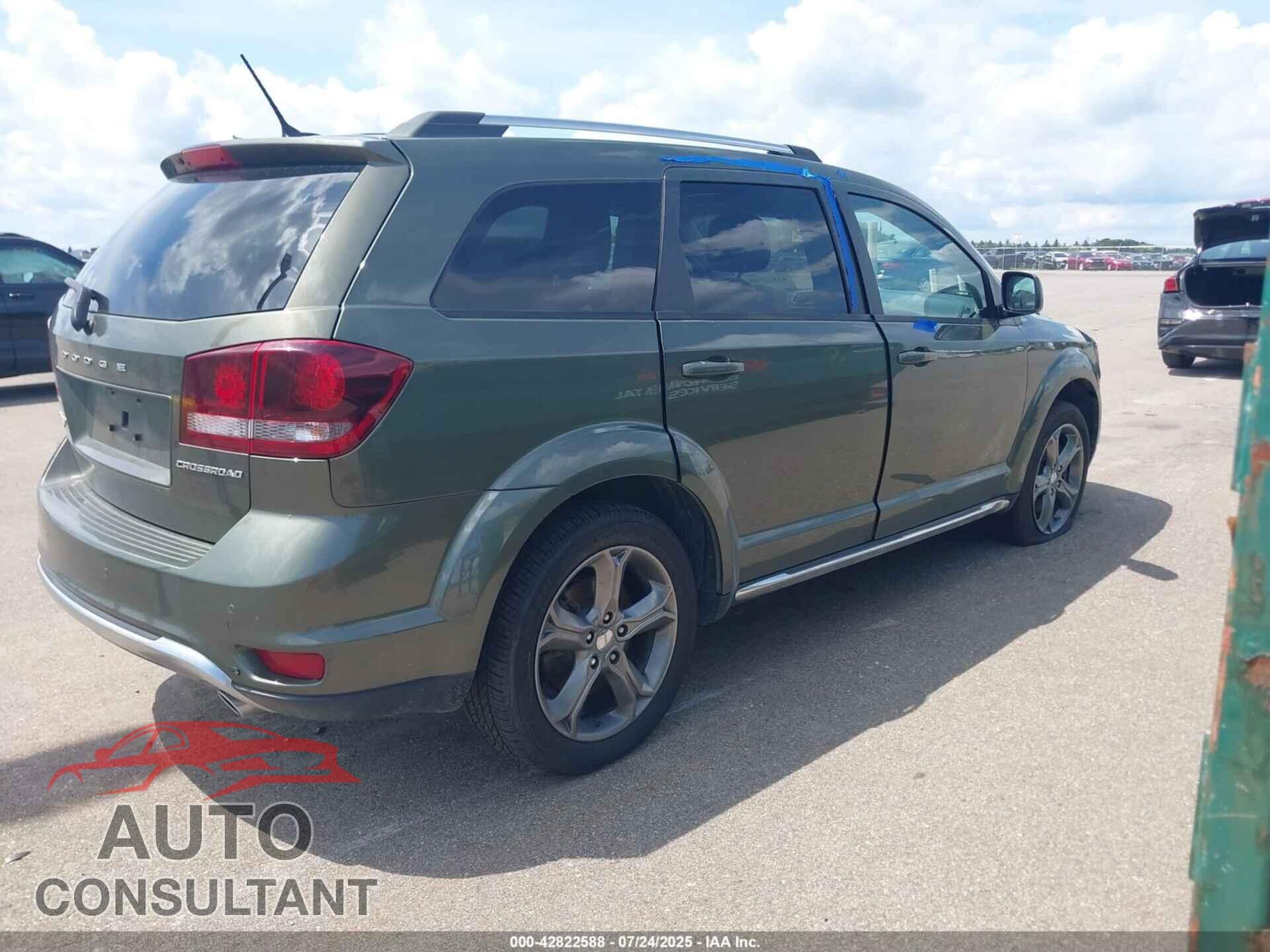 DODGE JOURNEY 2017 - 3C4PDDGG8HT696084