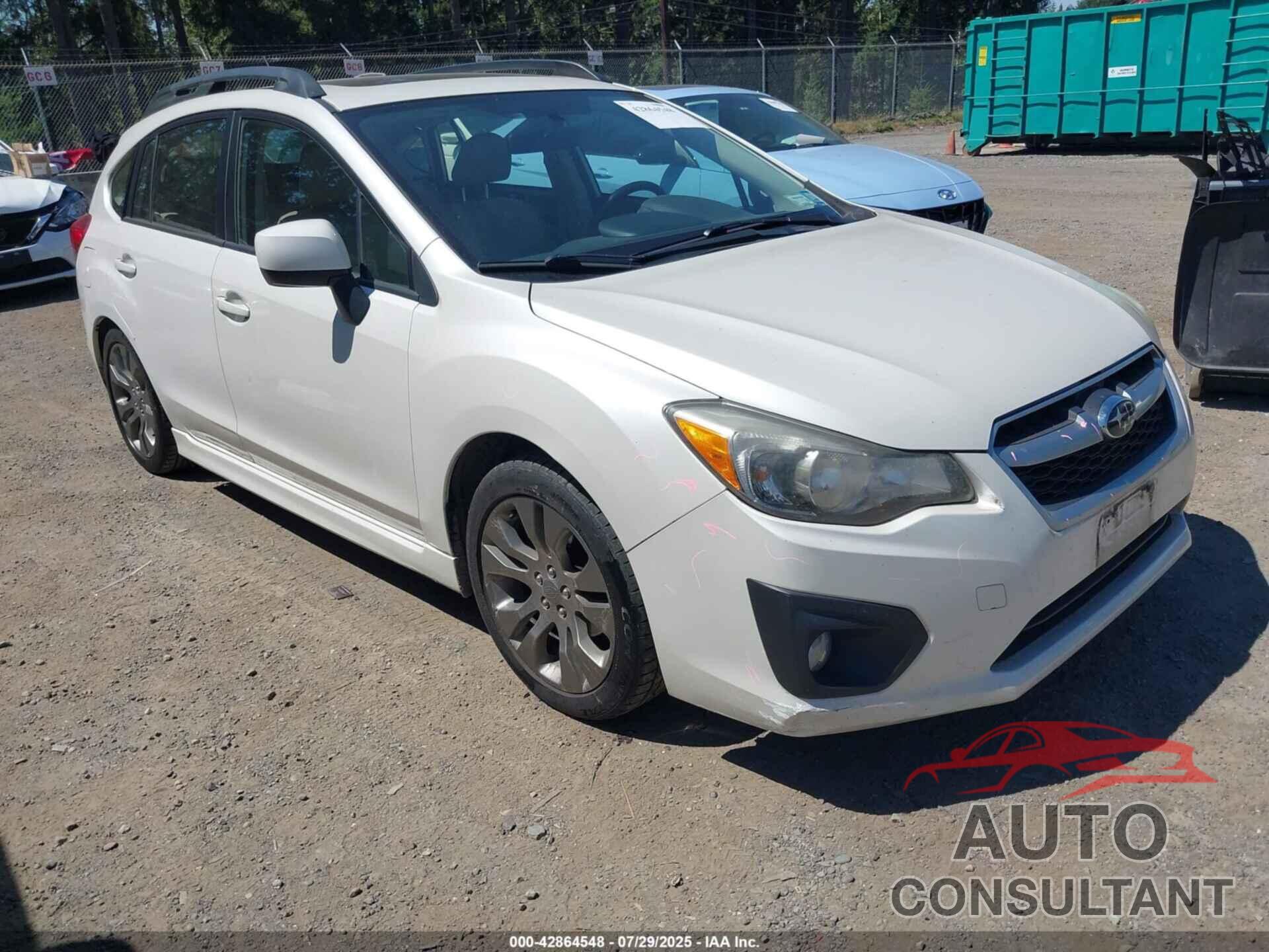 SUBARU IMPREZA 2013 - JF1GPAU66D2806732