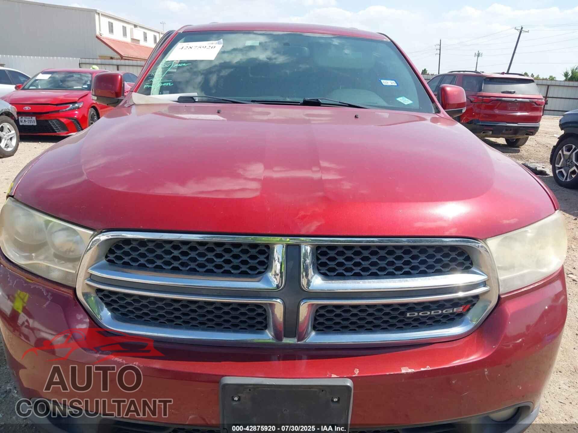 DODGE DURANGO 2013 - 1C4RDHDG8DC665153