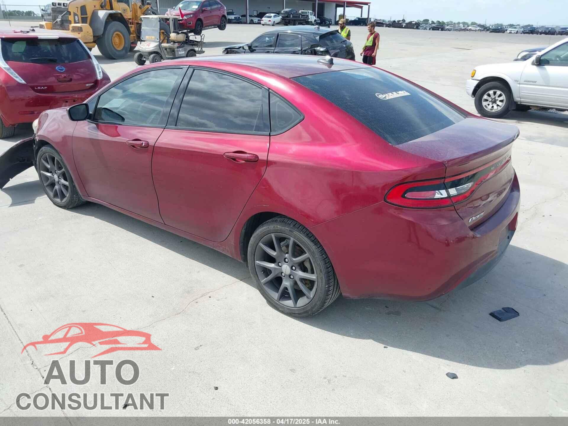 DODGE DART 2015 - 1C3CDFAA8FD374907