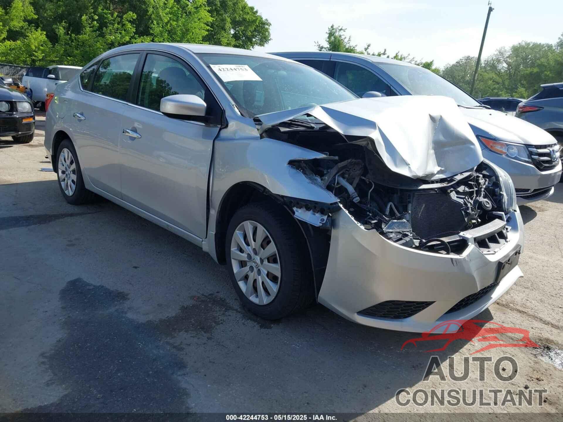 NISSAN SENTRA 2016 - 3N1AB7AP6GY301104