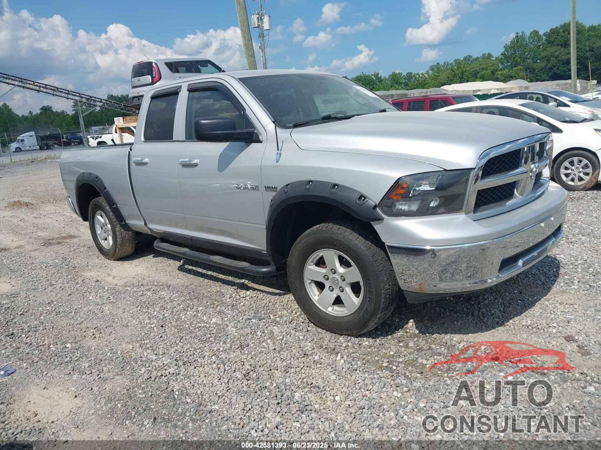 DODGE RAM 1500 2009 - 1D3HV18T59S778912