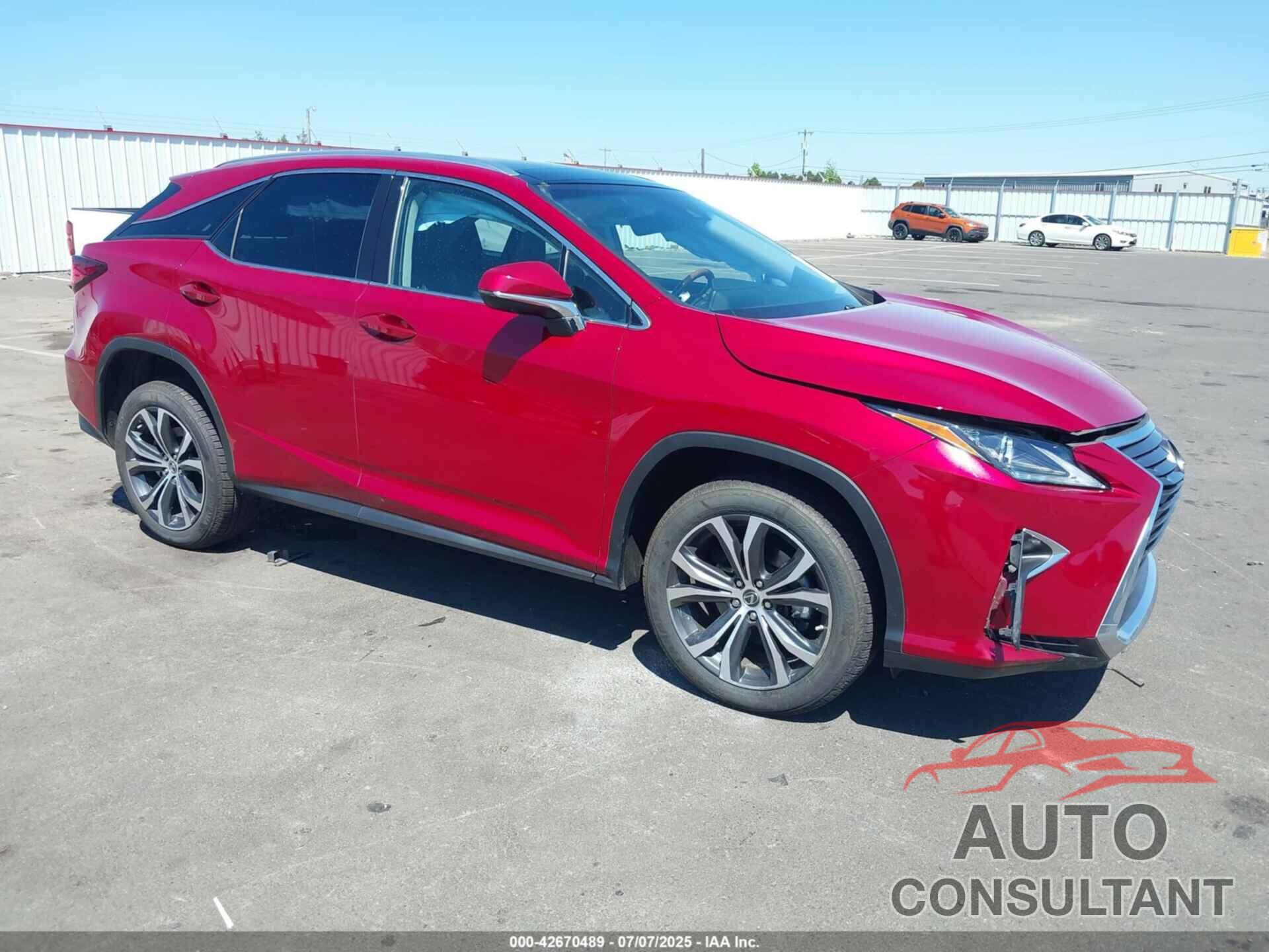 LEXUS RX 350 2019 - 2T2BZMCA4KC206078