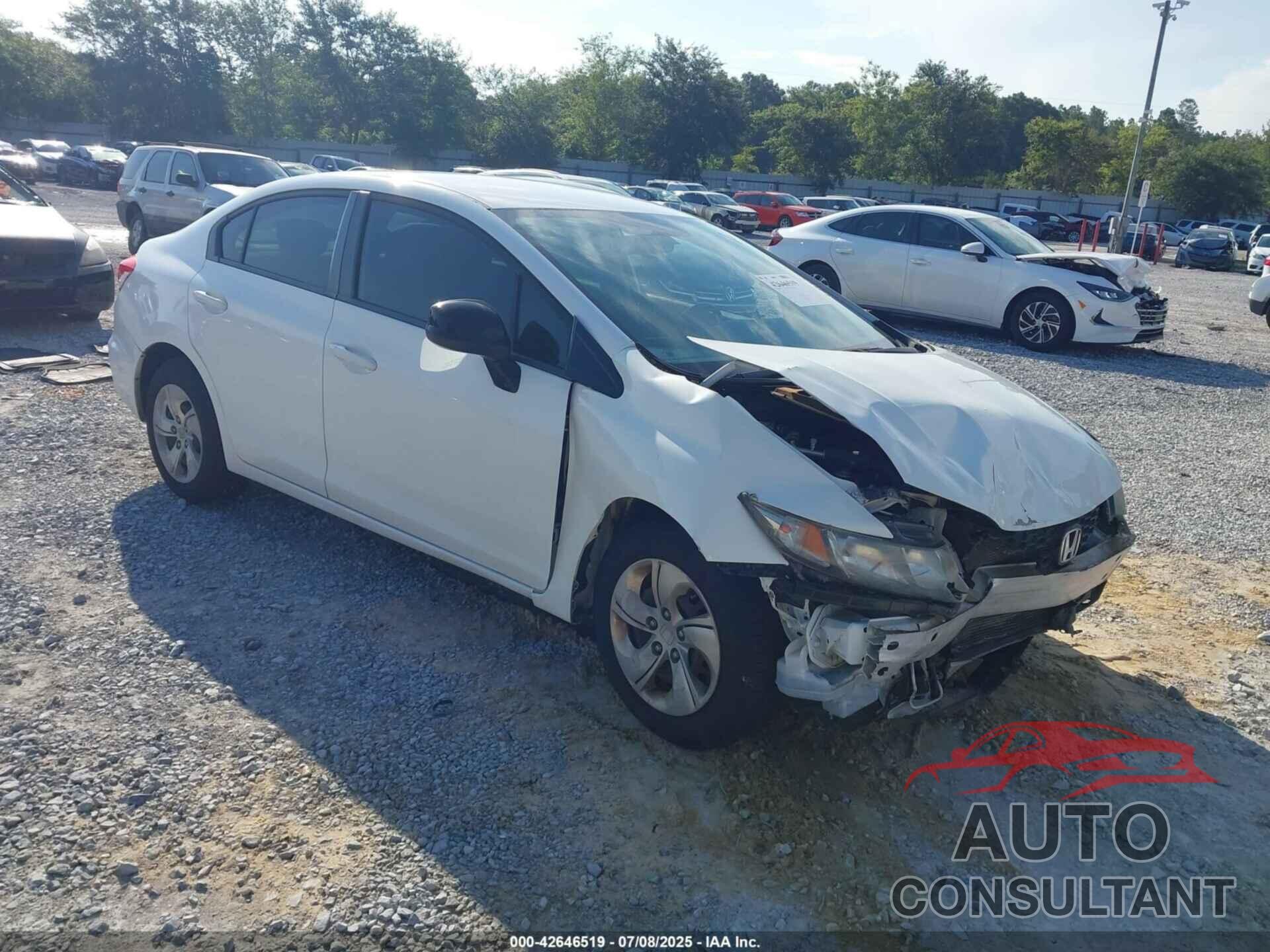 HONDA CIVIC 2015 - 19XFB2F5XFE115627