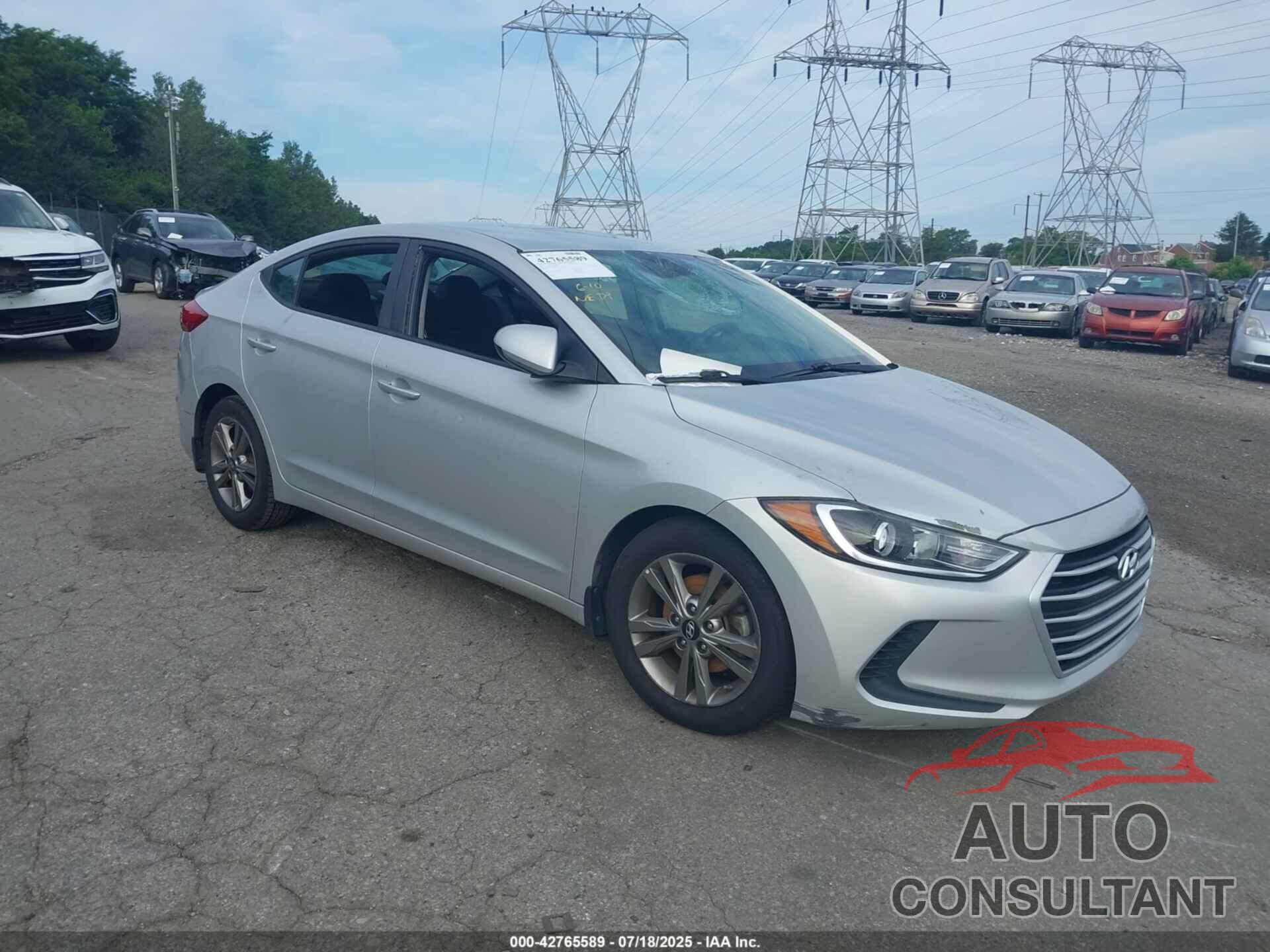 HYUNDAI ELANTRA 2018 - 5NPD84LF2JH282521