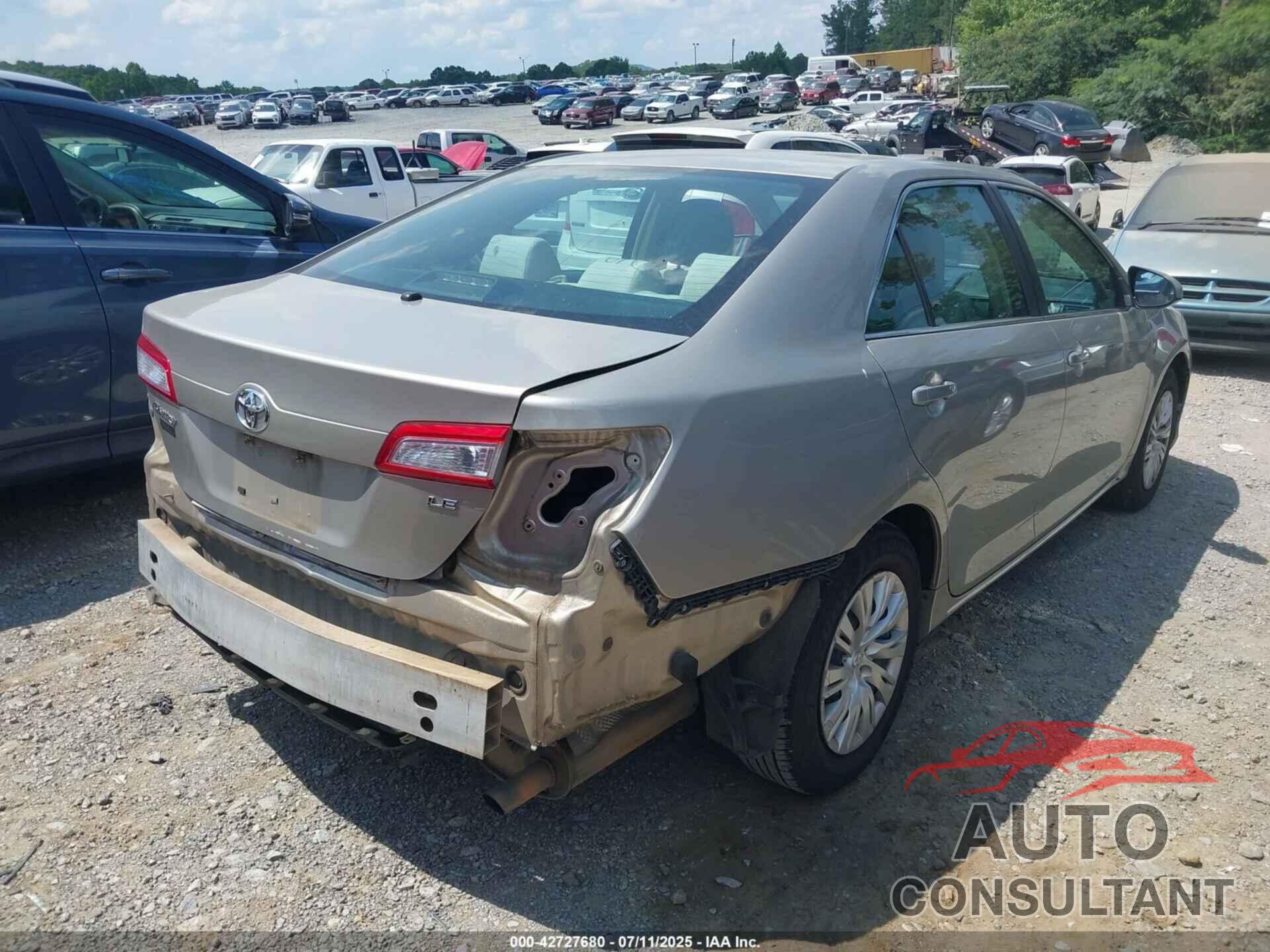 TOYOTA CAMRY 2013 - 4T1BF1FK2DU702224
