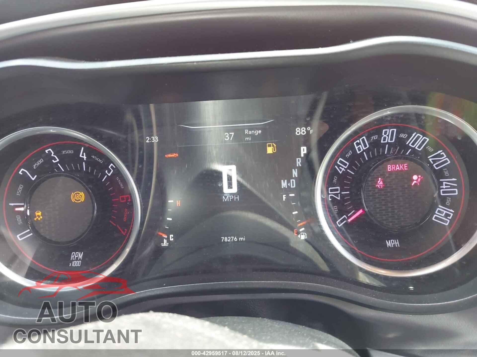 DODGE CHALLENGER 2019 - 2C3CDZBT3KH524694