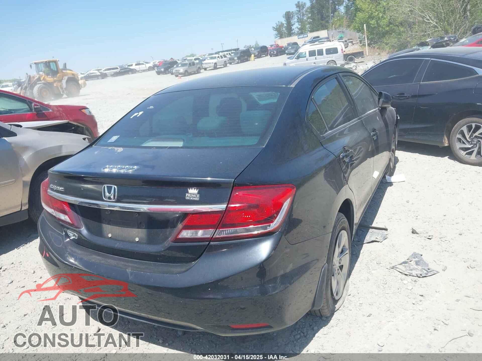 HONDA CIVIC 2013 - 19XFB2F53DE098053