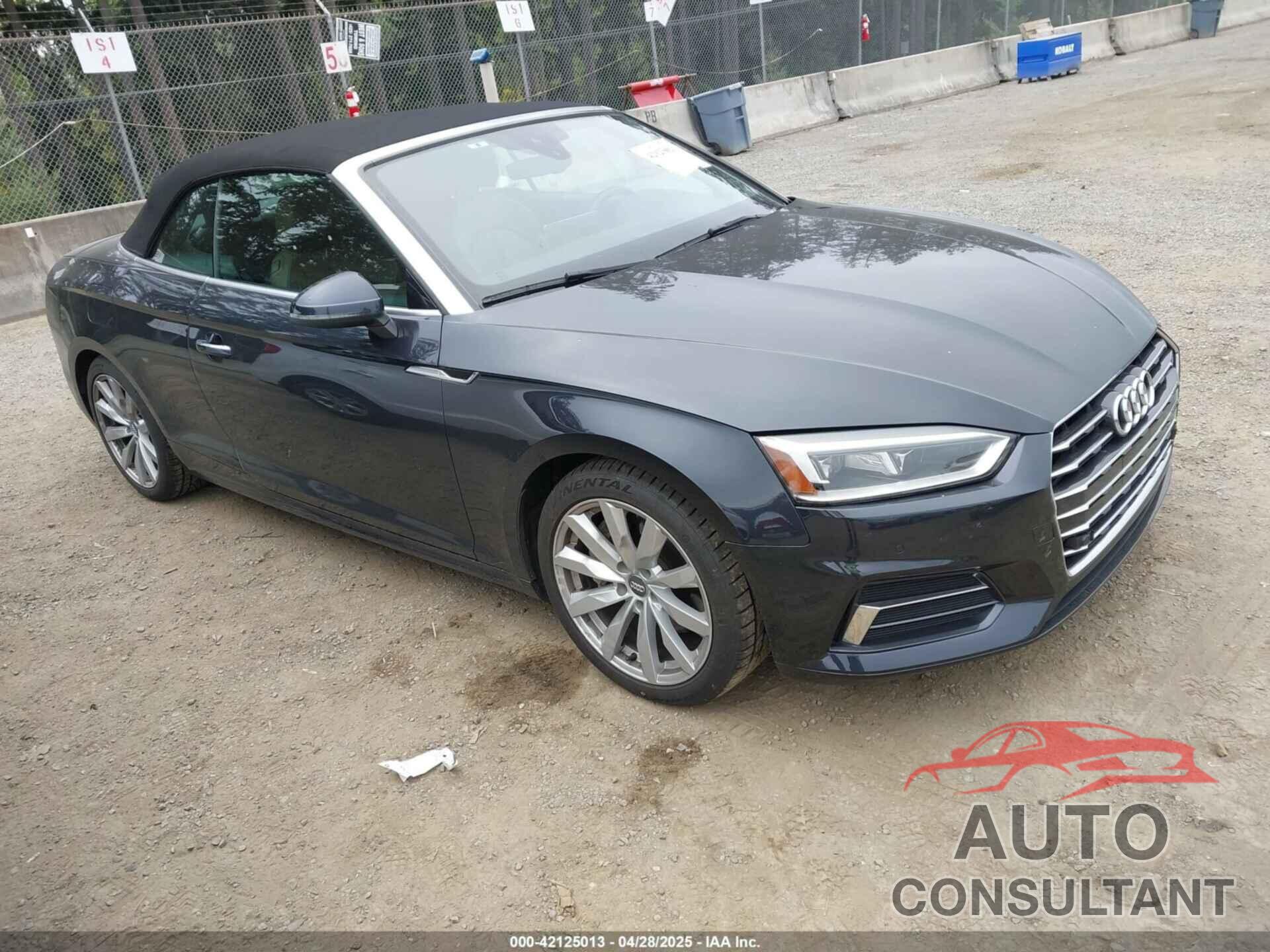 AUDI A5 2018 - WAUYNGF53JN001452