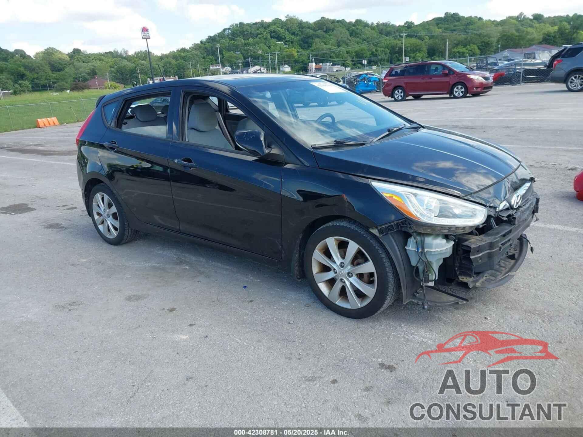 HYUNDAI ACCENT 2014 - KMHCU5AE6EU165345