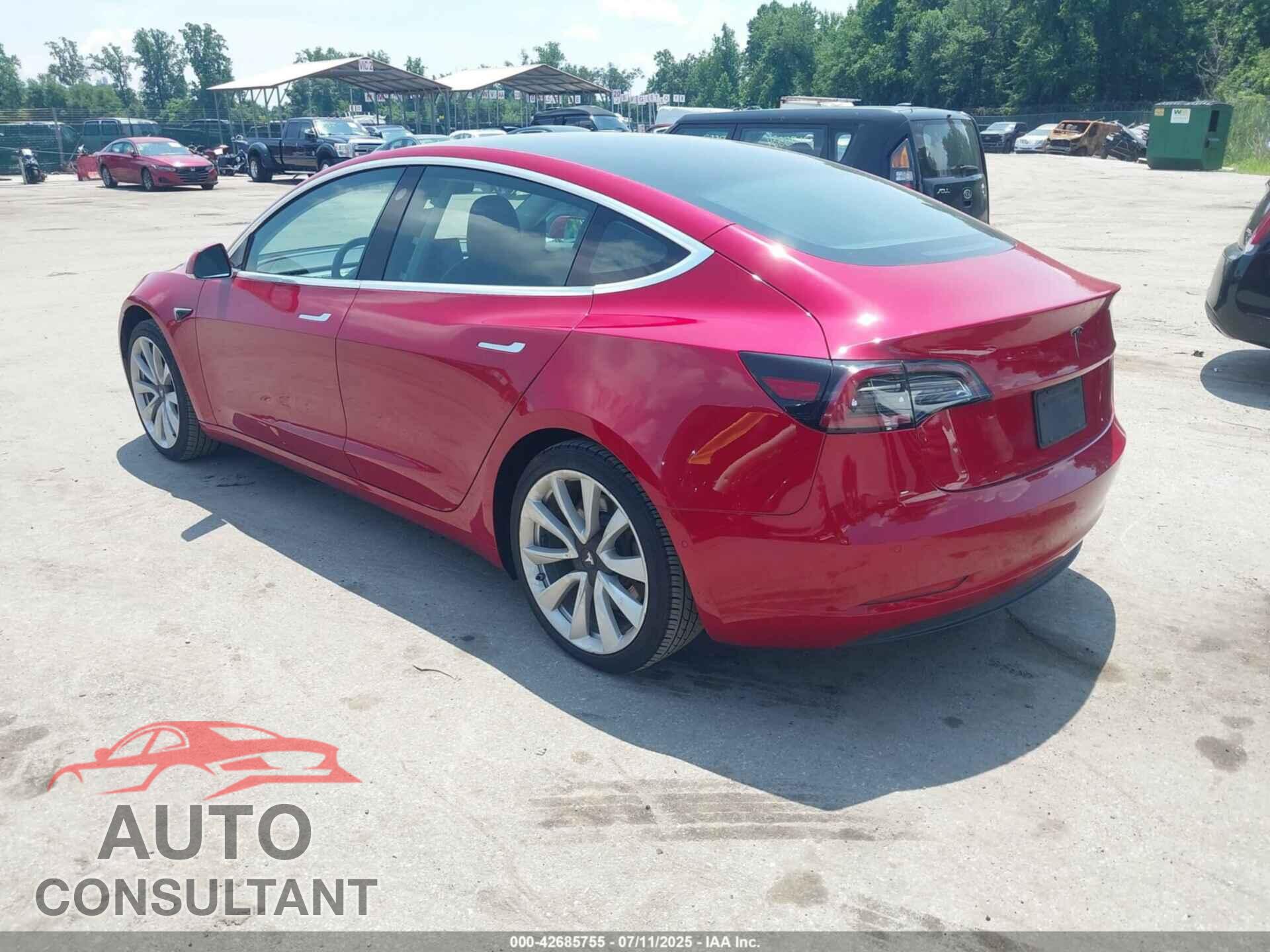 TESLA MODEL 3 2019 - 5YJ3E1EA8KF191094