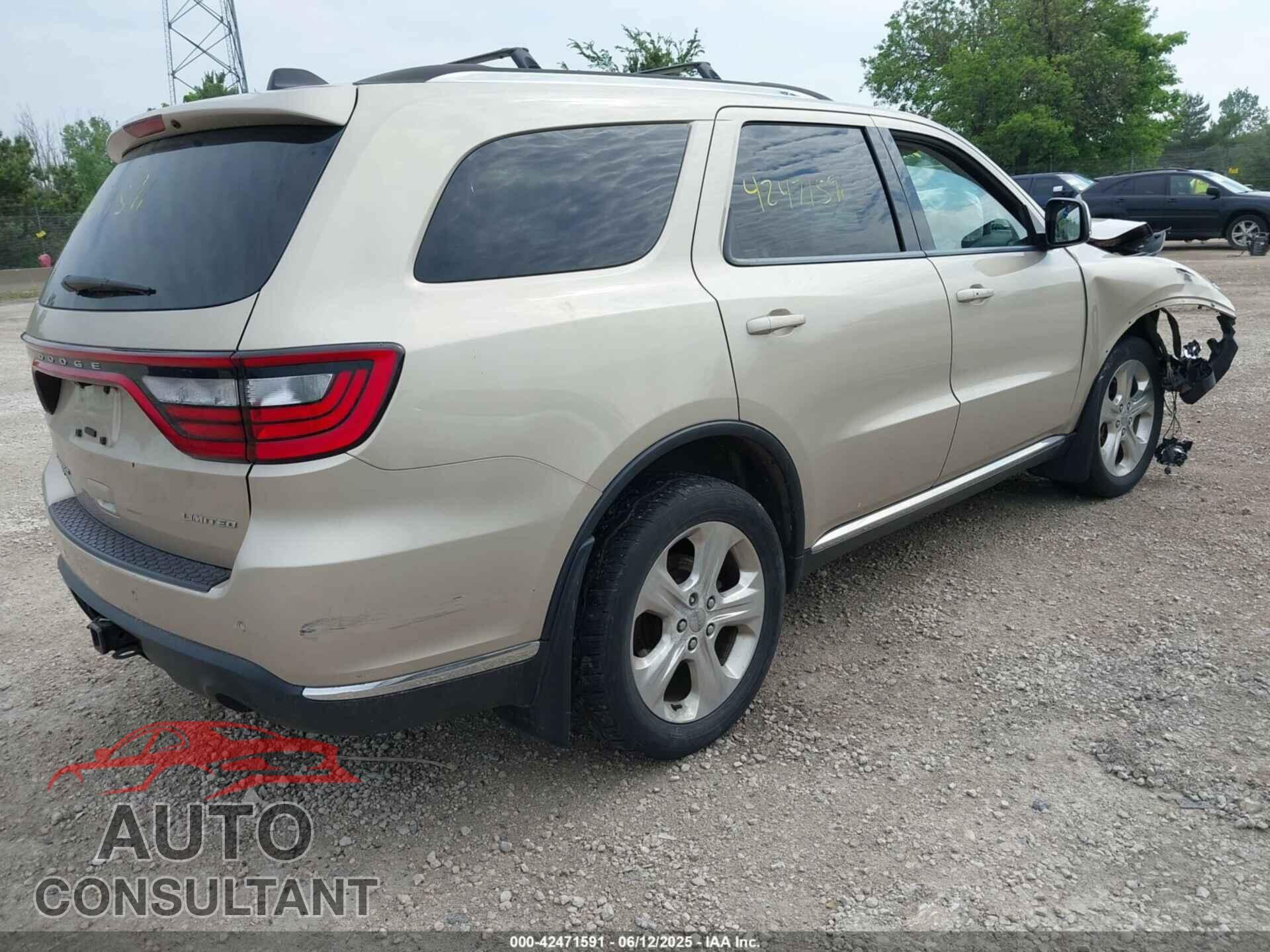 DODGE DURANGO 2015 - 1C4RDJDGXFC709728