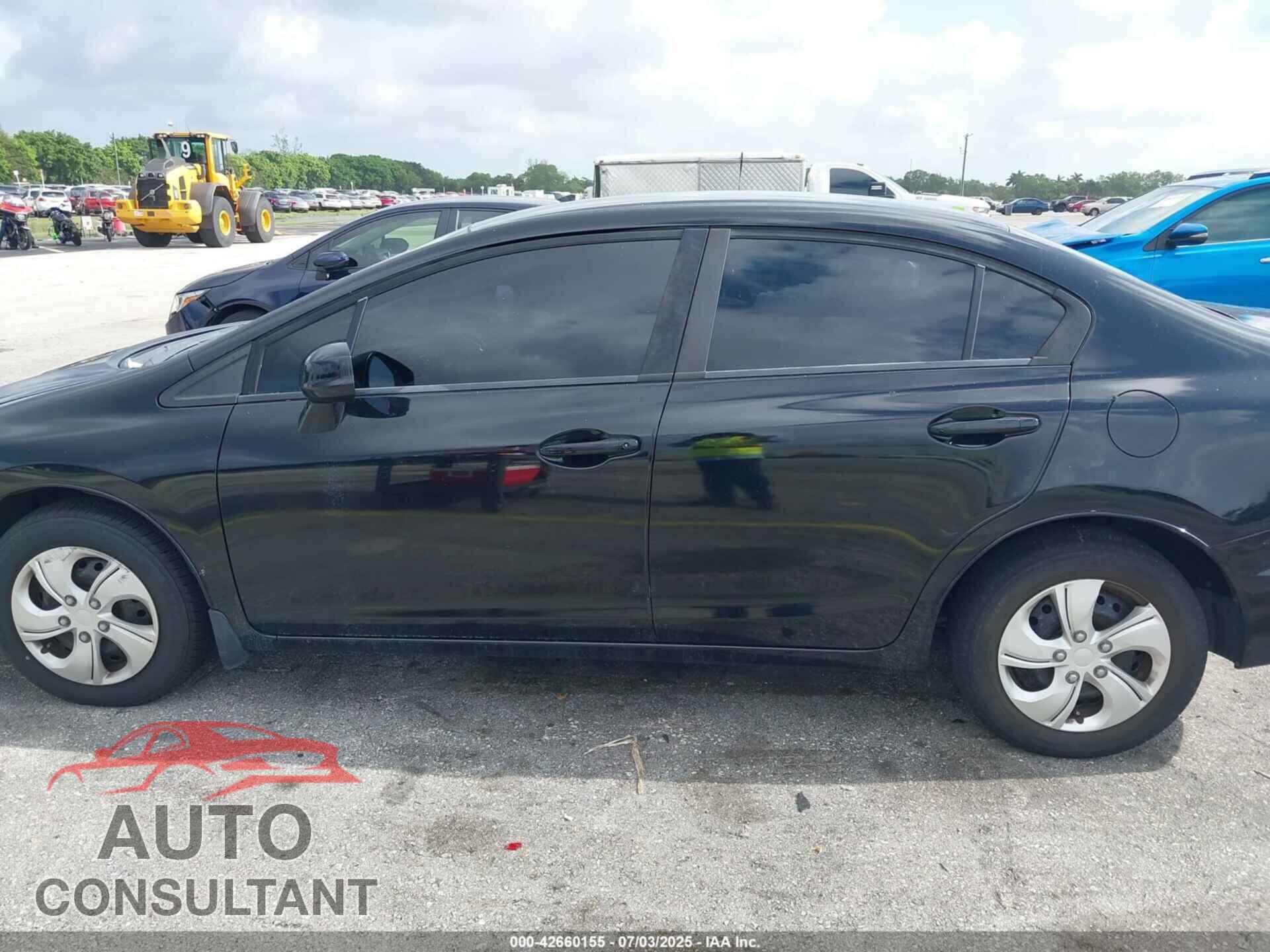 HONDA CIVIC 2013 - 19XFB2F56DE007728