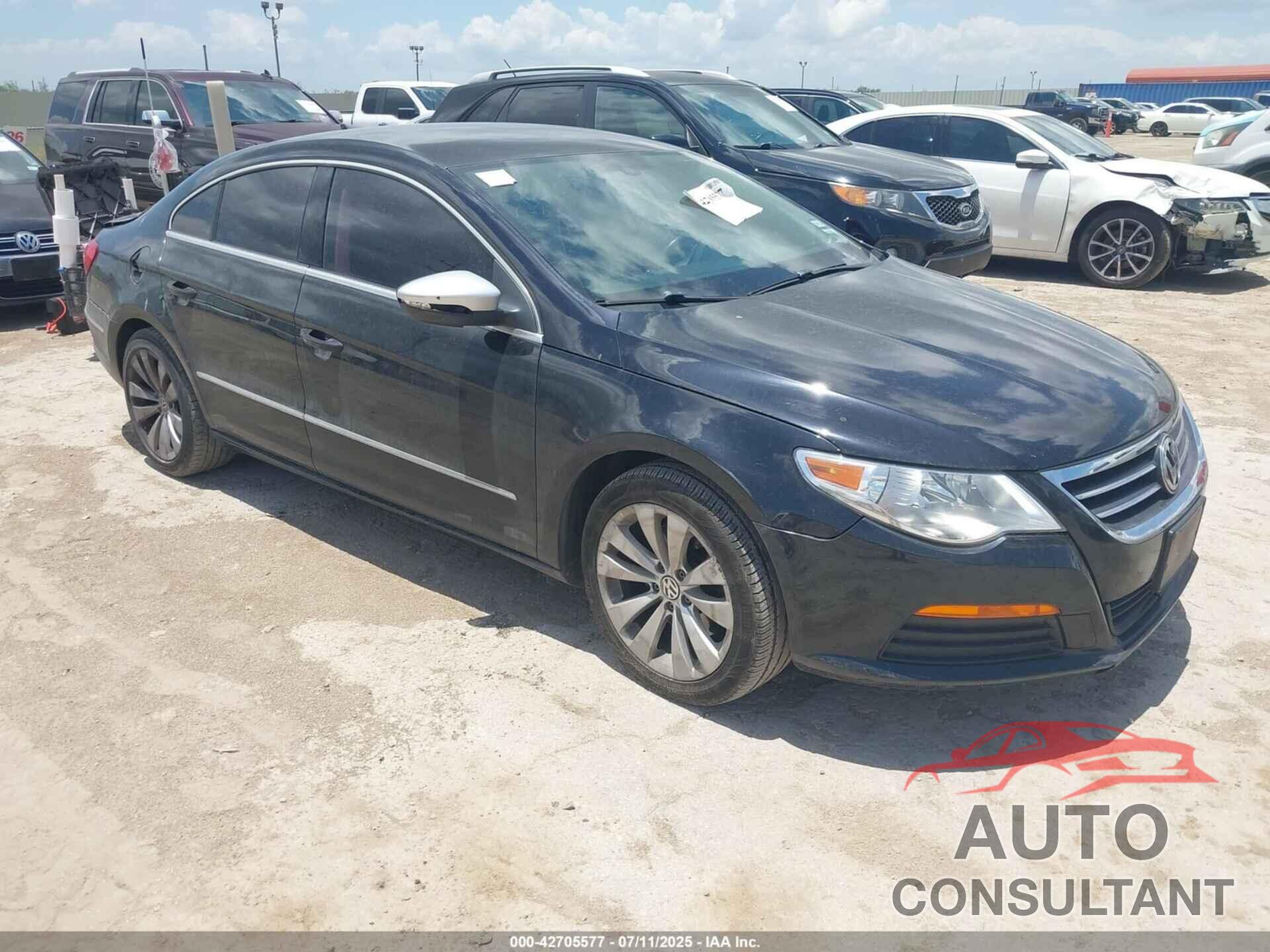 VOLKSWAGEN CC 2012 - WVWMN7AN9CE516533