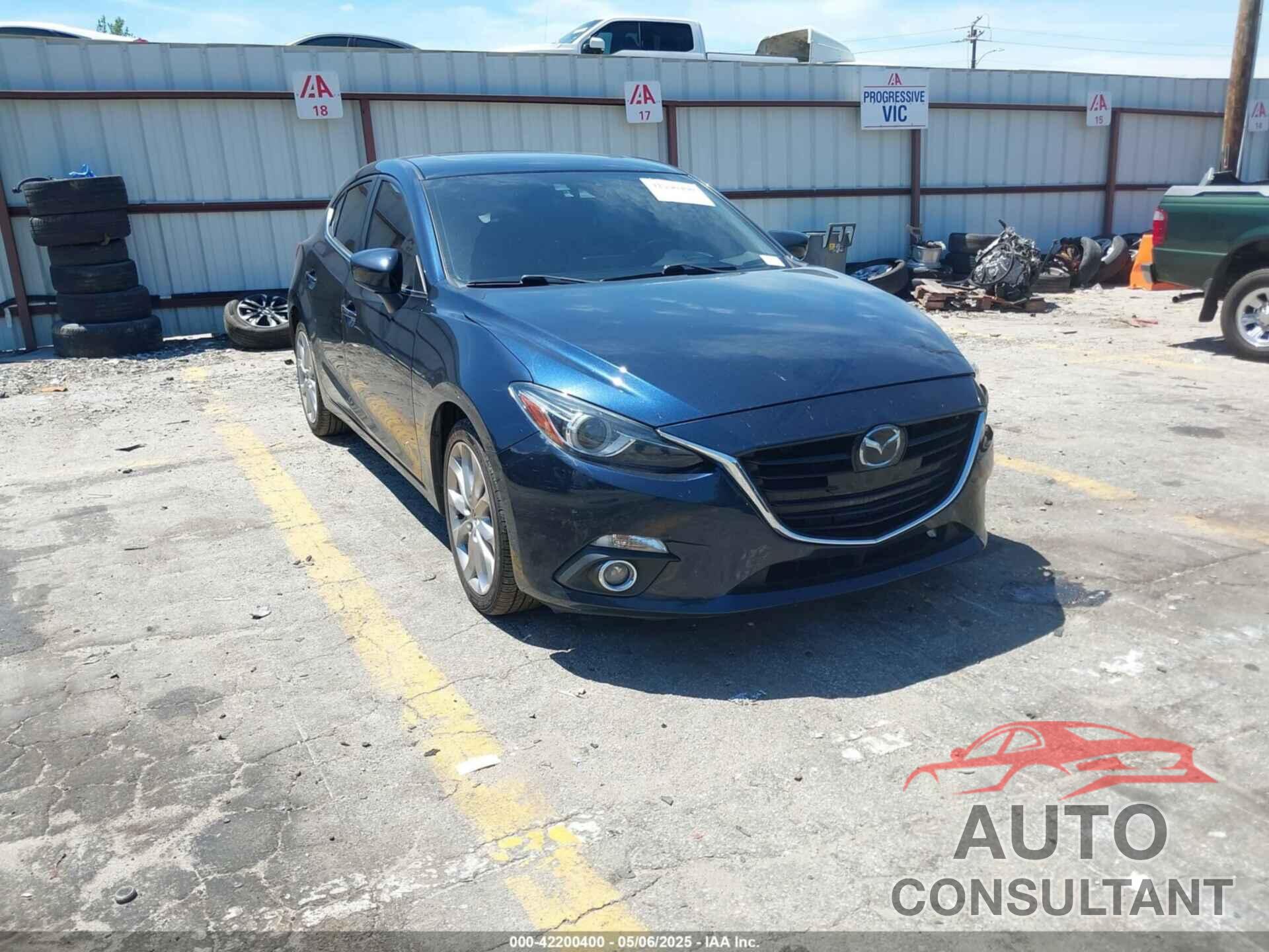 MAZDA MAZDA3 2014 - JM1BM1M31E1195163