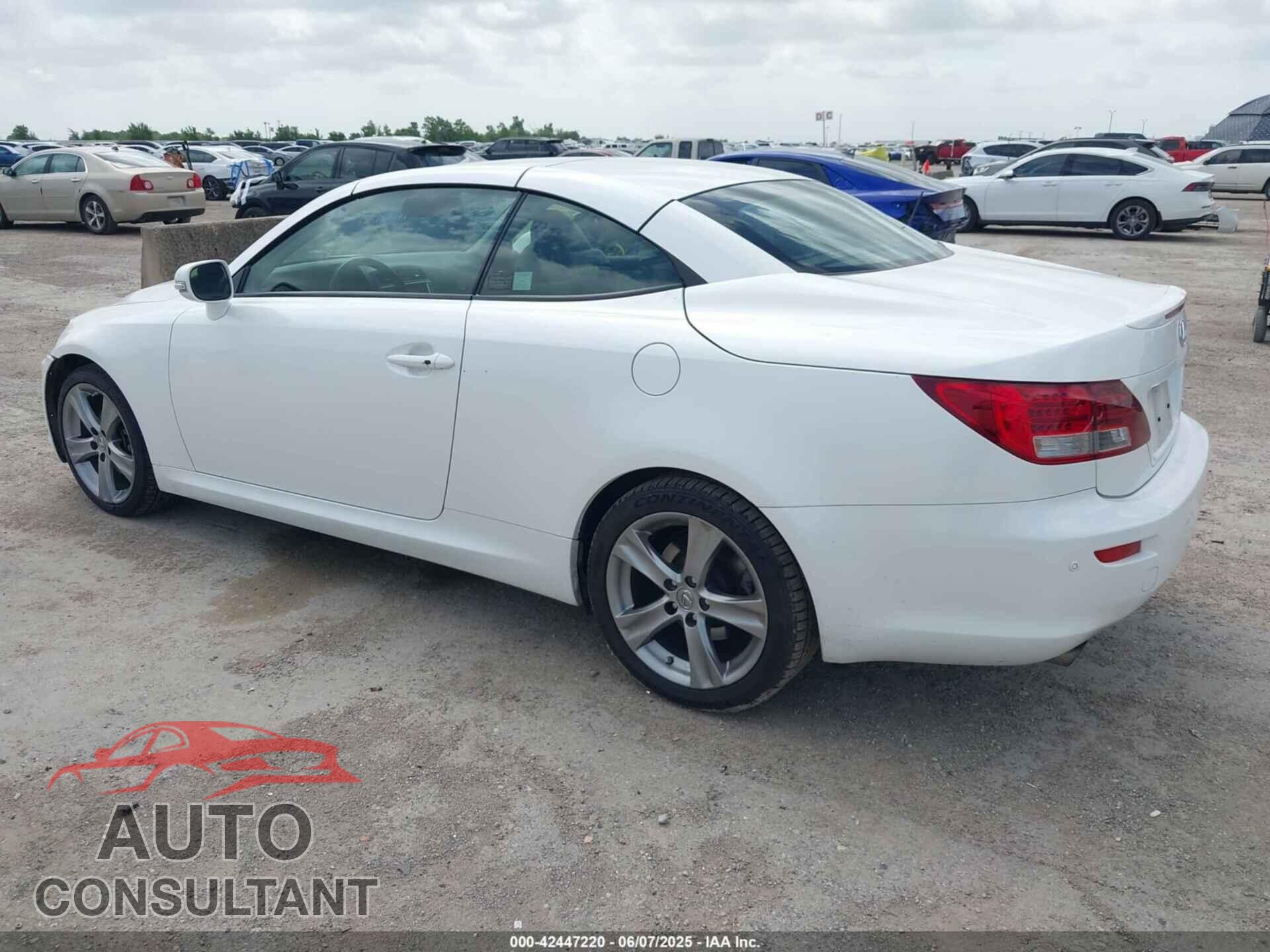 LEXUS IS 250C 2012 - JTHFF2C28C2526045