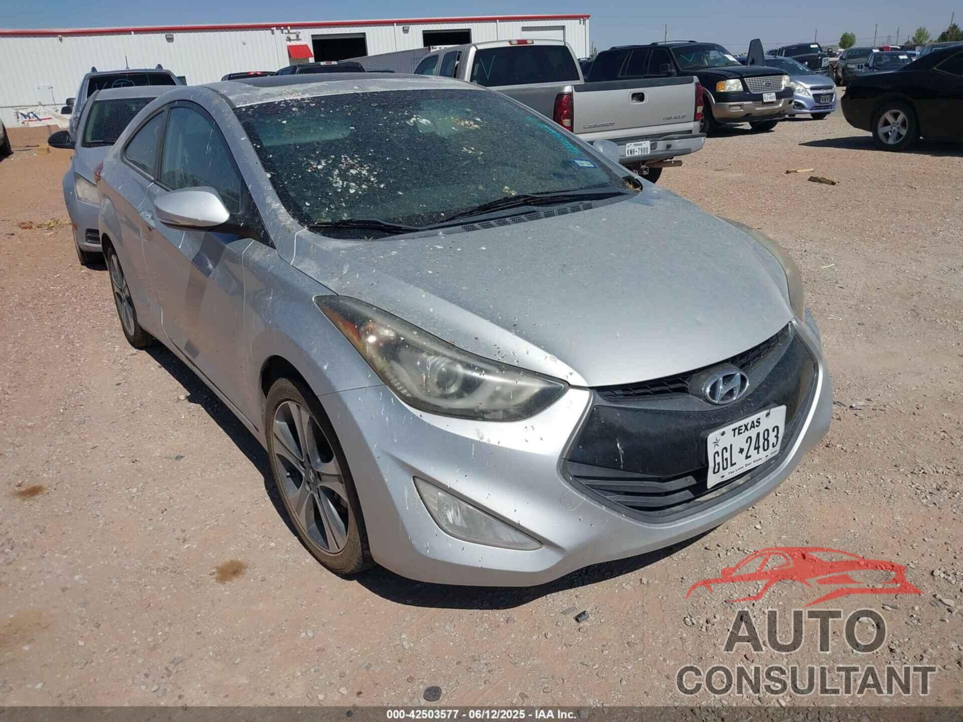 HYUNDAI ELANTRA 2014 - KMHDH6AH5EU025456