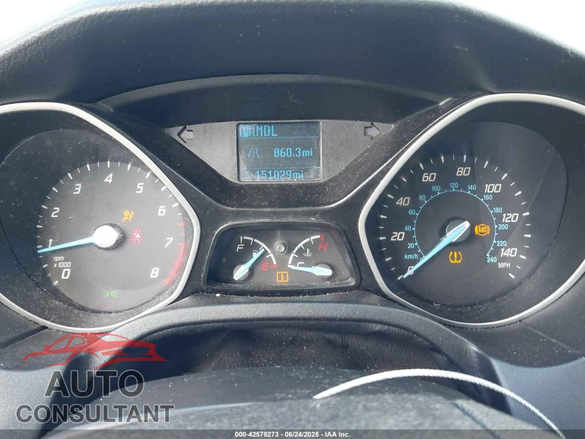 FORD FOCUS 2014 - 1FADP3E25EL406490