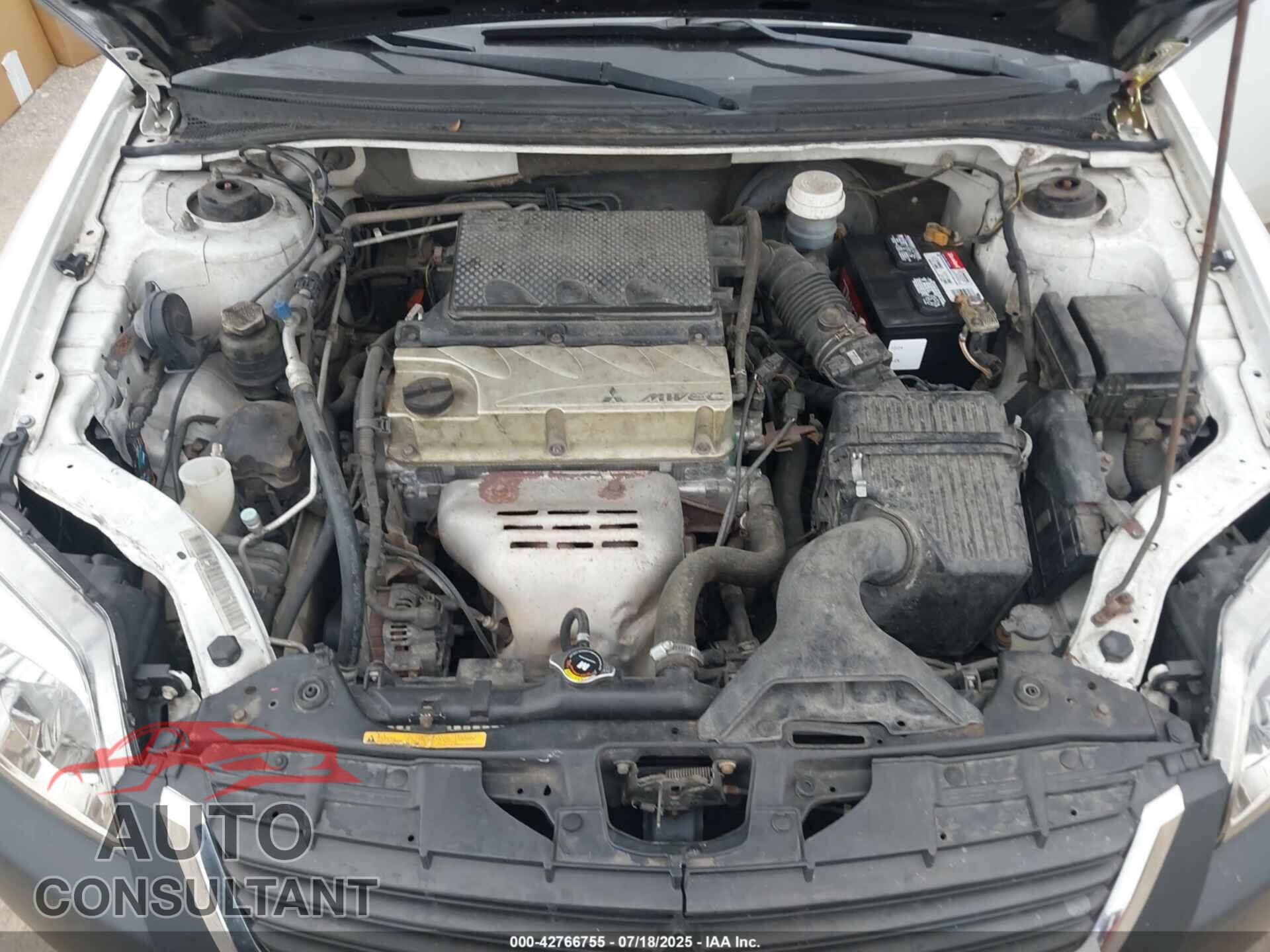 MITSUBISHI GALANT 2012 - 4A32B3FF5CE011046