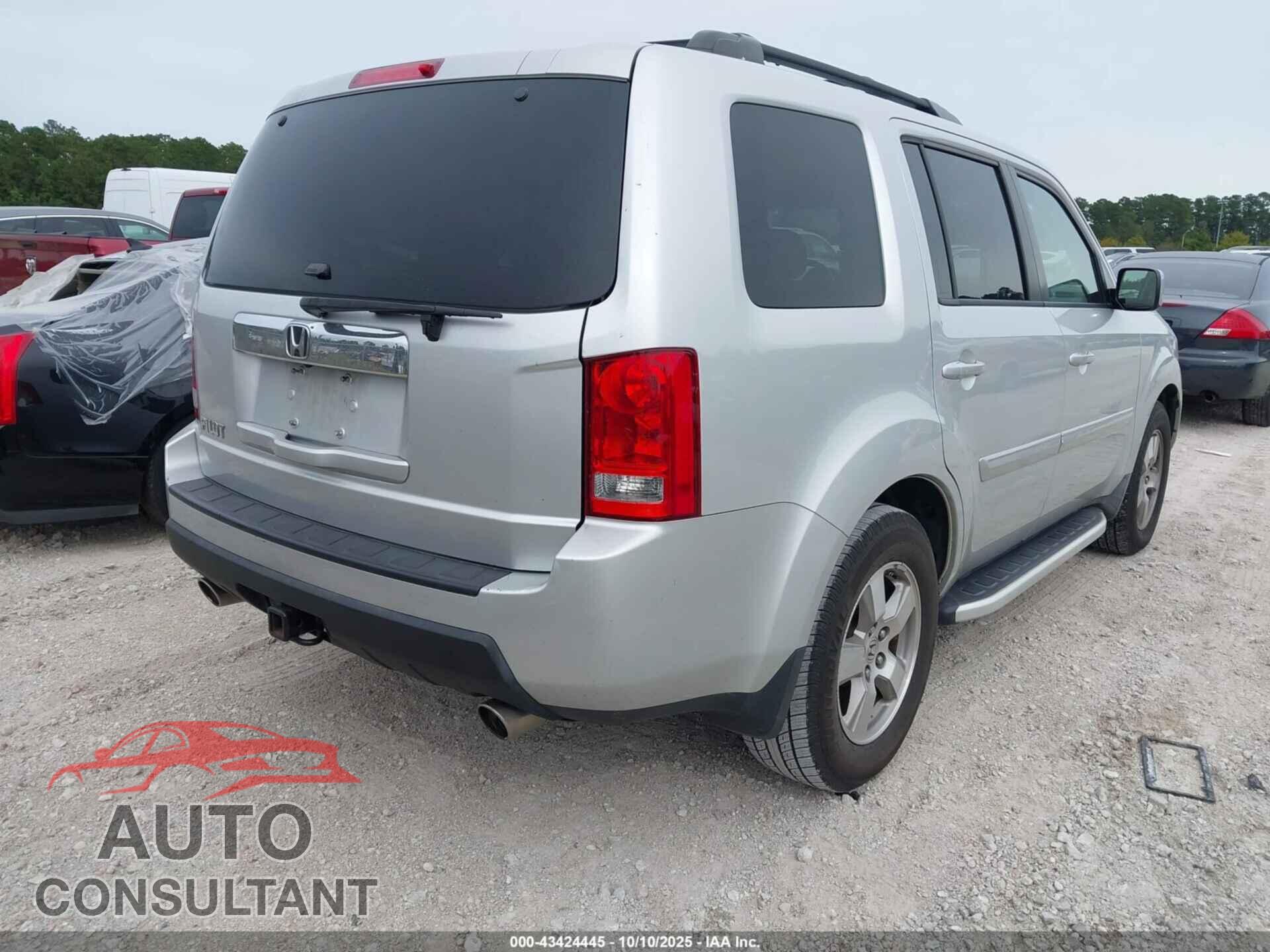 HONDA PILOT 2009 - 5FNYF38539B002553
